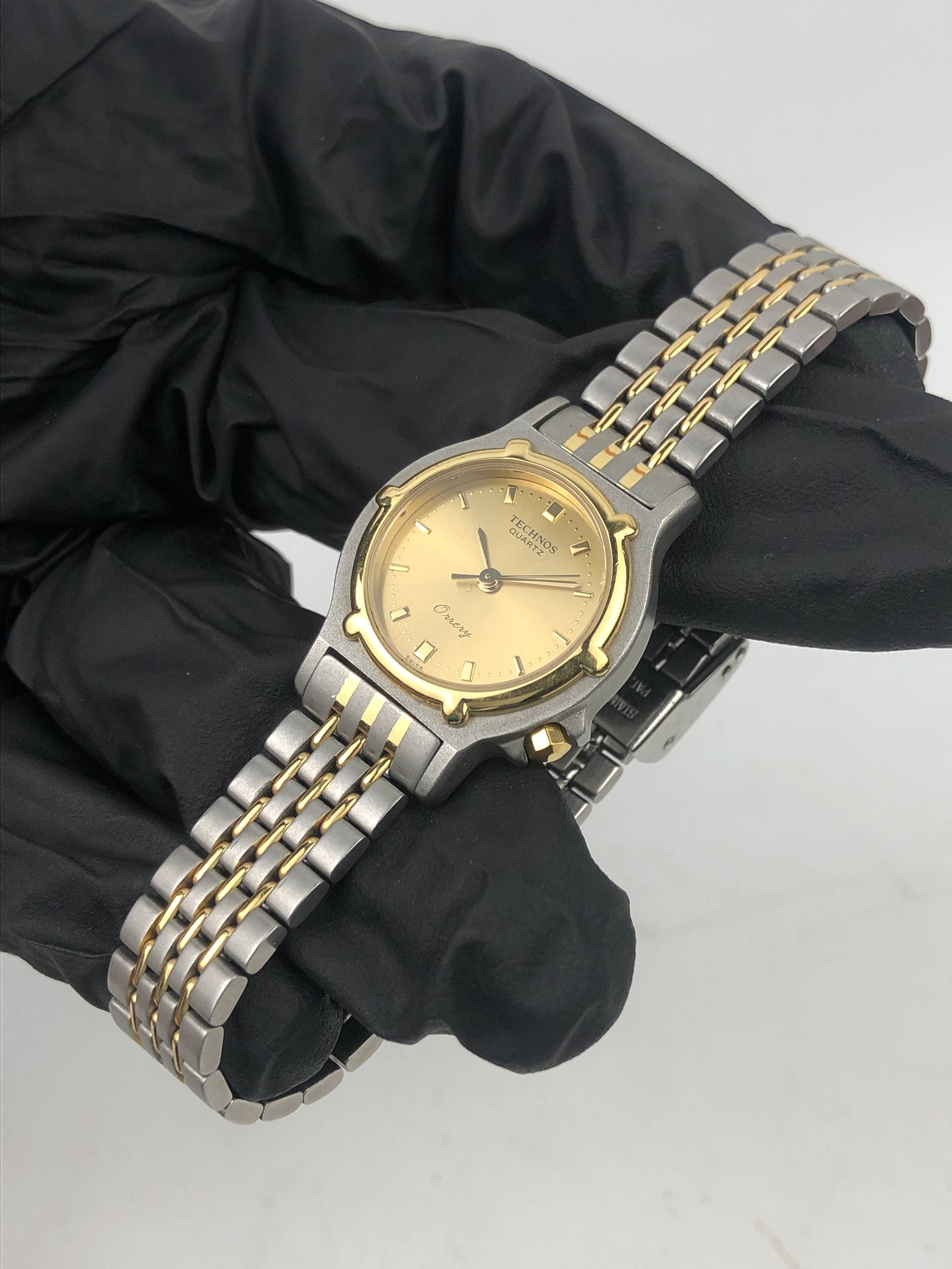 TECHNOS QUERY LADY TWOTONE QUARTZ JAPAN - Gambar 3