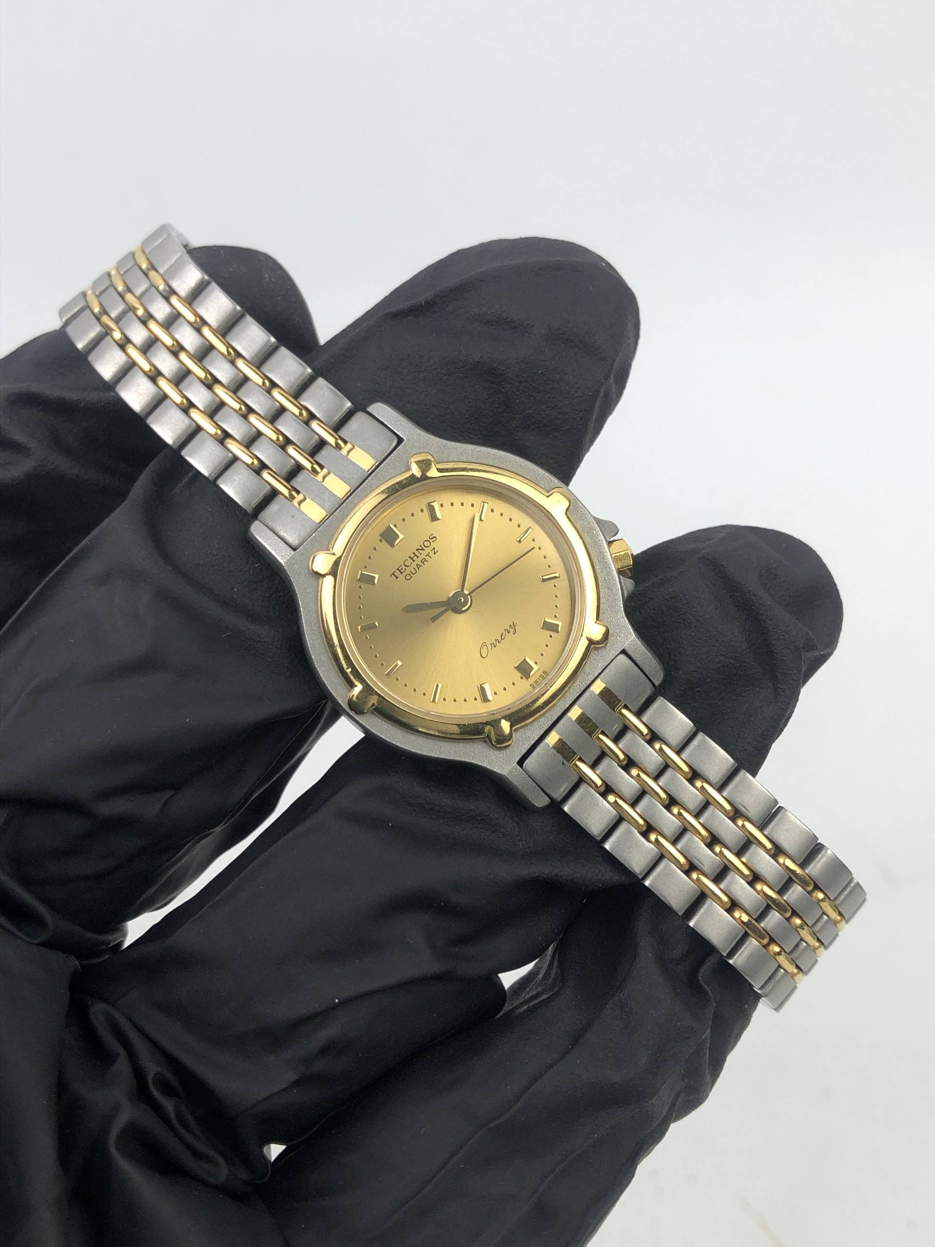 TECHNOS QUERY LADY TWOTONE QUARTZ JAPAN - Gambar 4