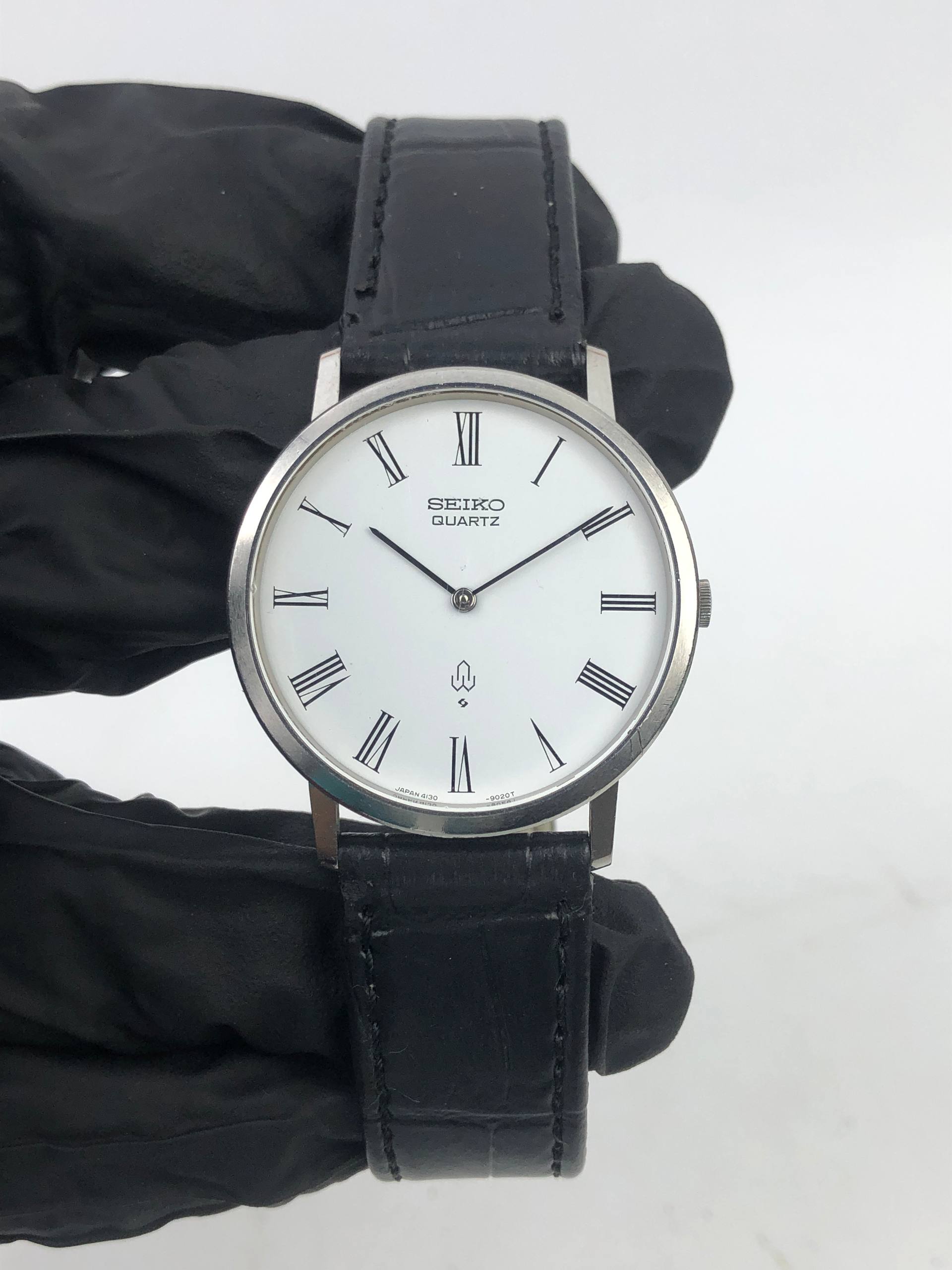 SEIKO 4130-9000 JAPAN CHARIOT QUARTZ ROMAN DIAL - Gambar 2