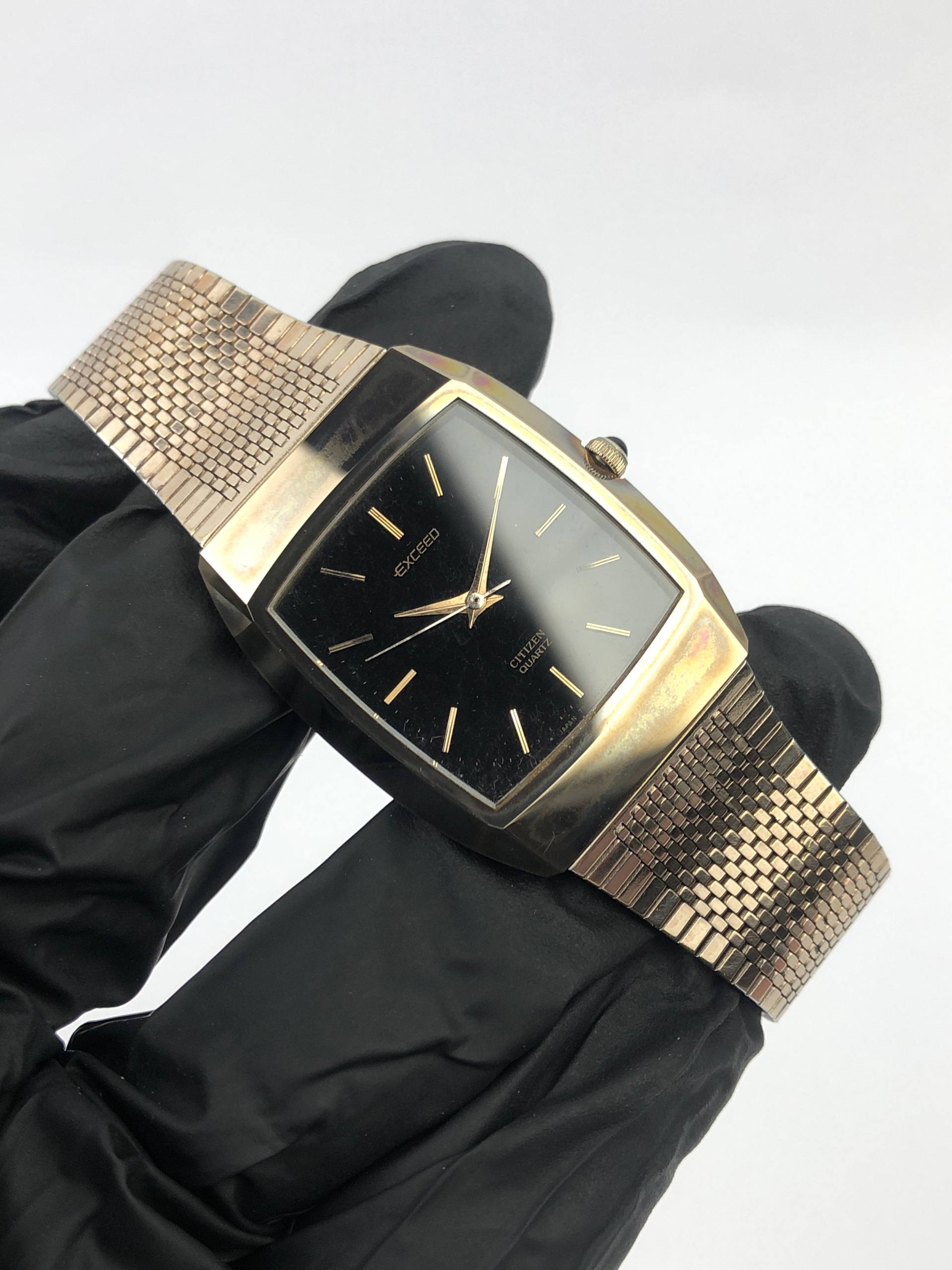 CITIZEN 4-79831 K EXCEED SQUARE UHAG CASE ALL ORIGINAL - Gambar 4