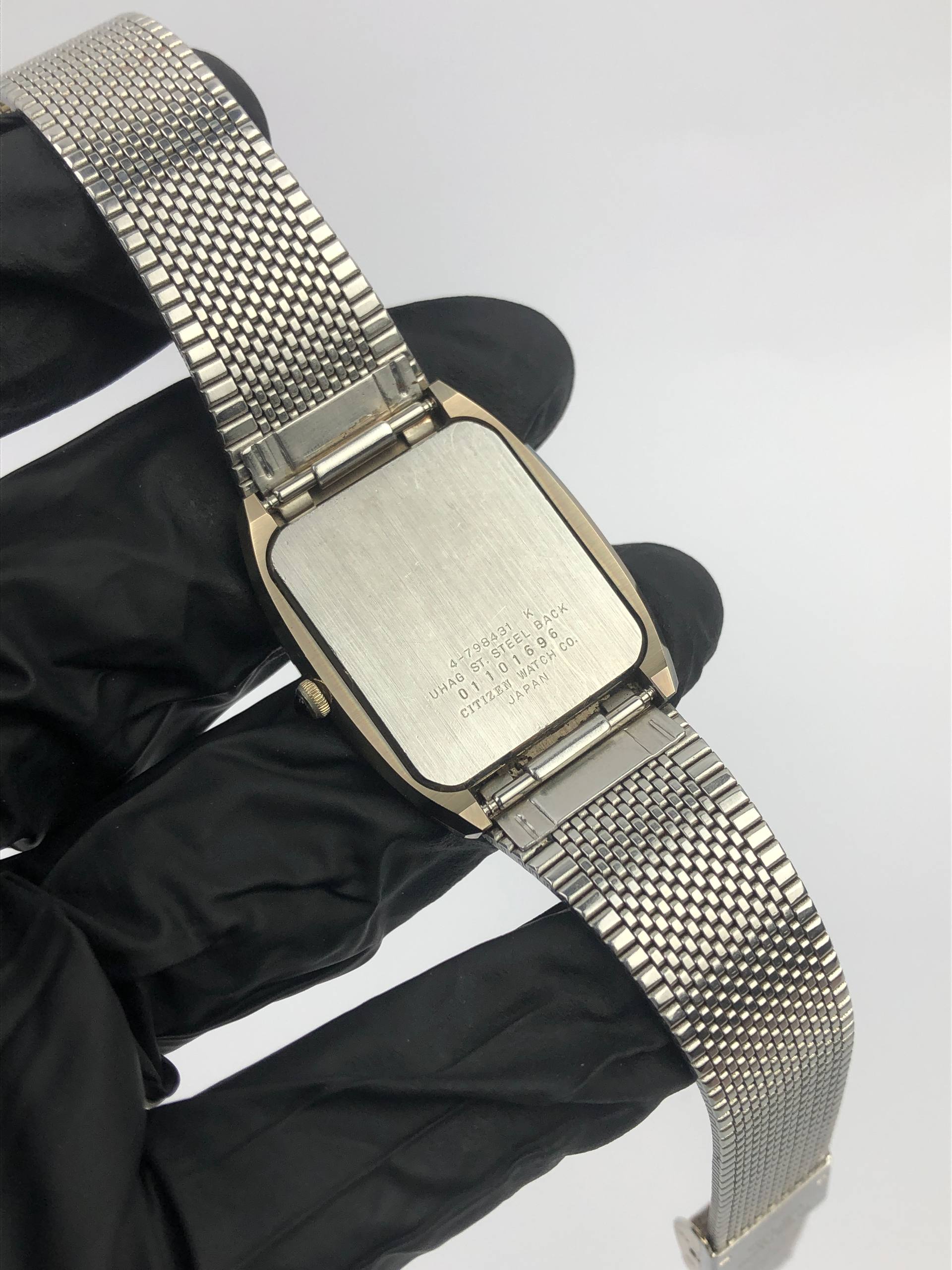 CITIZEN 4-79831 K EXCEED SQUARE UHAG CASE ALL ORIGINAL - Gambar 8