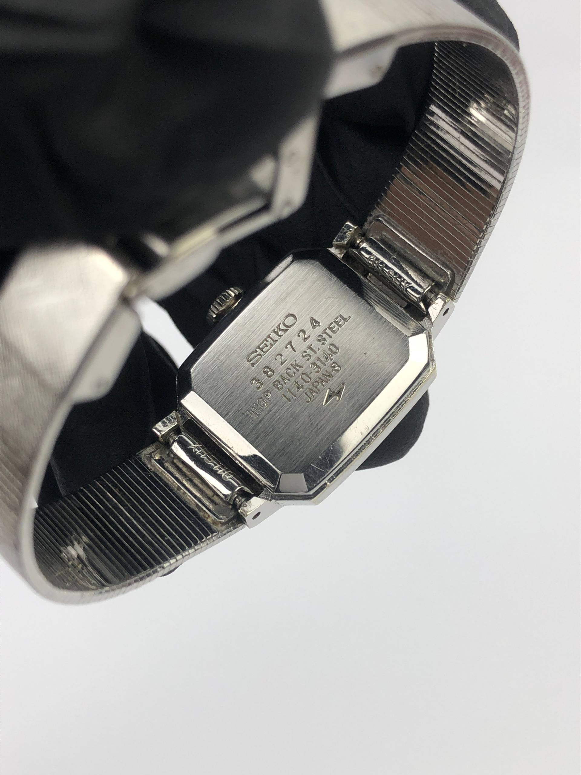 SEIKO 1140-3140 SPECIAL BLUE TEXTURE DIAL FACETED GLASS - Gambar 6