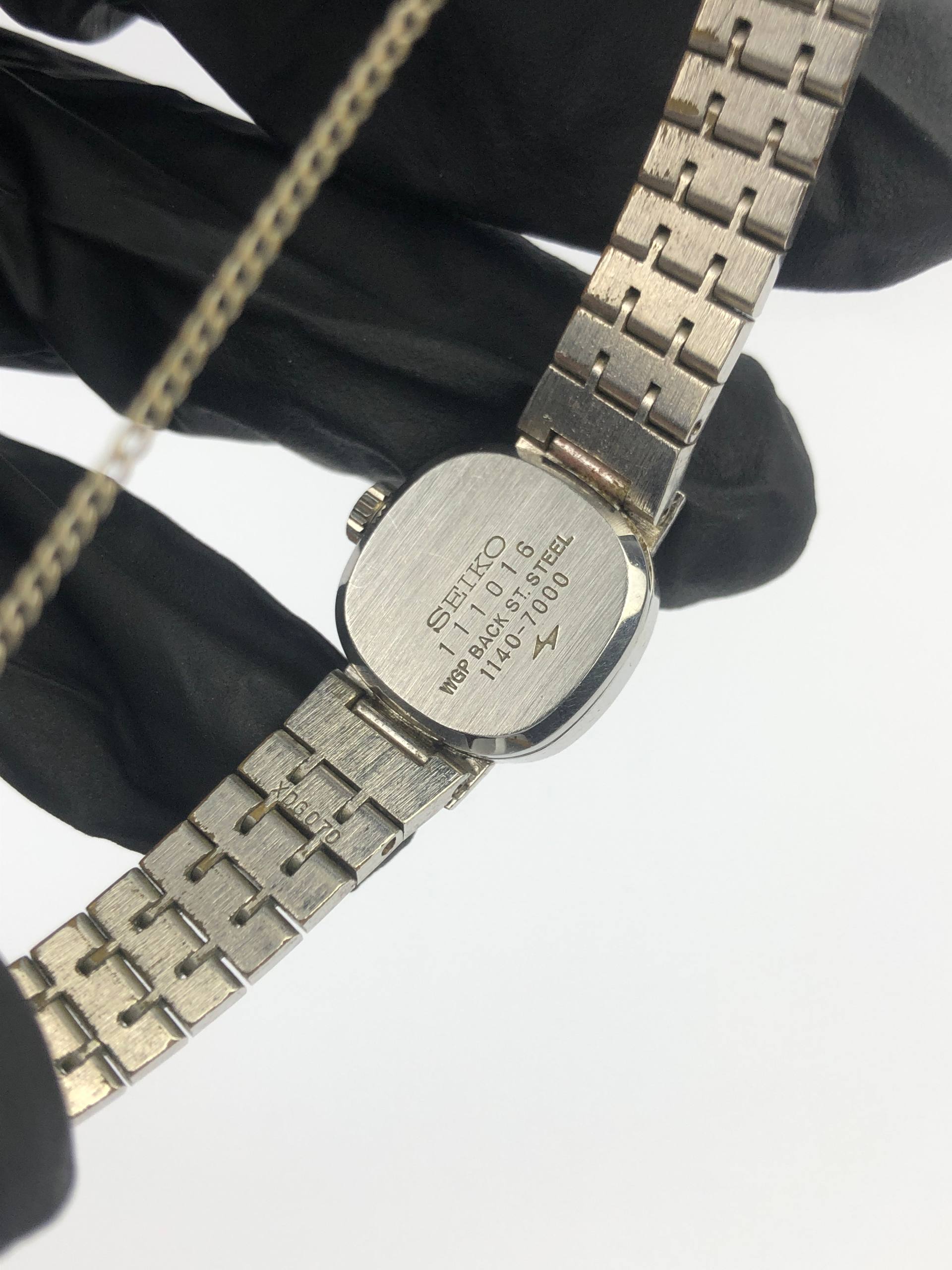 SEIKO KLASIK 1140-7000 TEXTURE CASE LADIES - Gambar 8