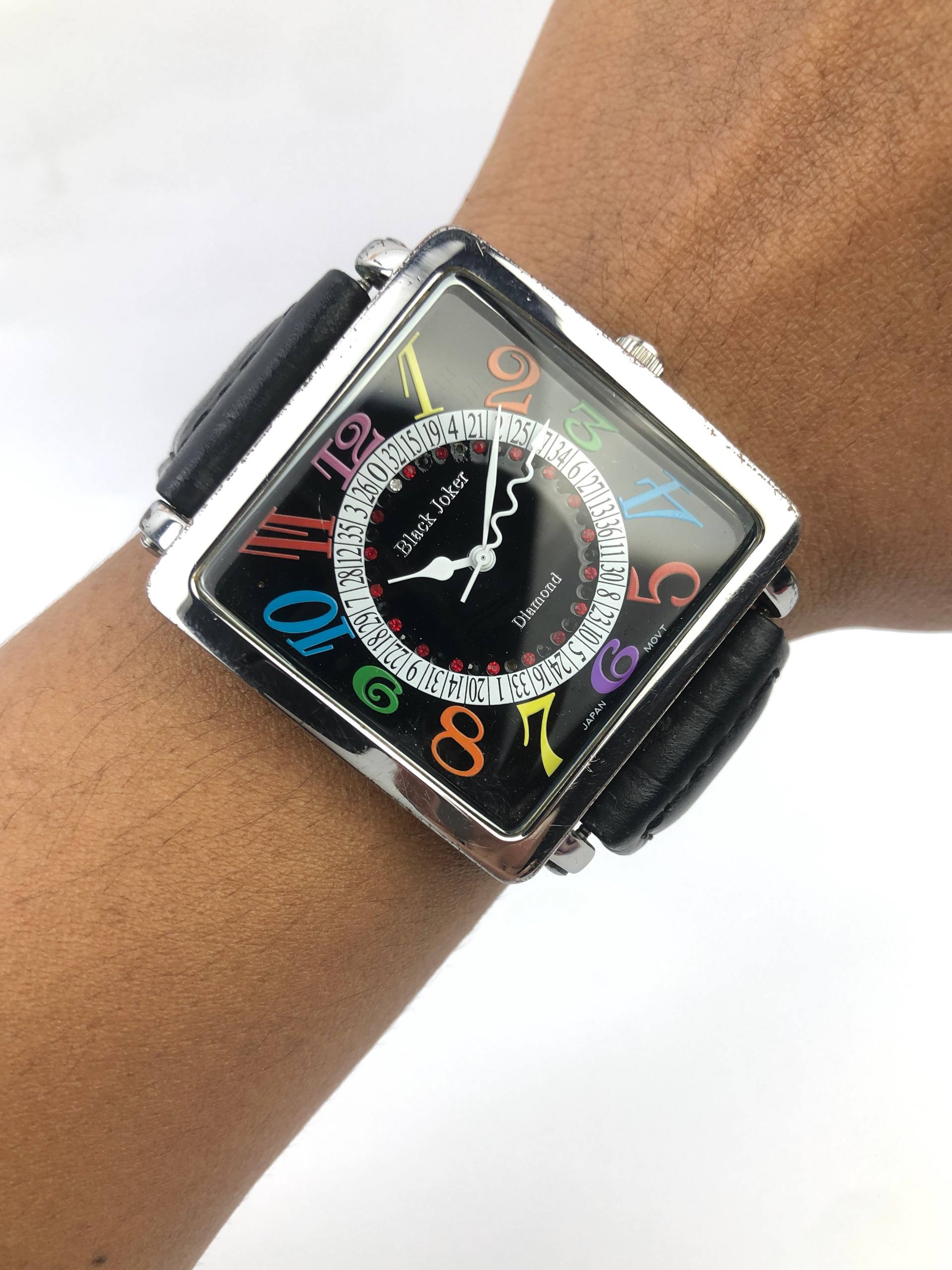 BLACK JOKER JAPAN QUARTZ SQUARE