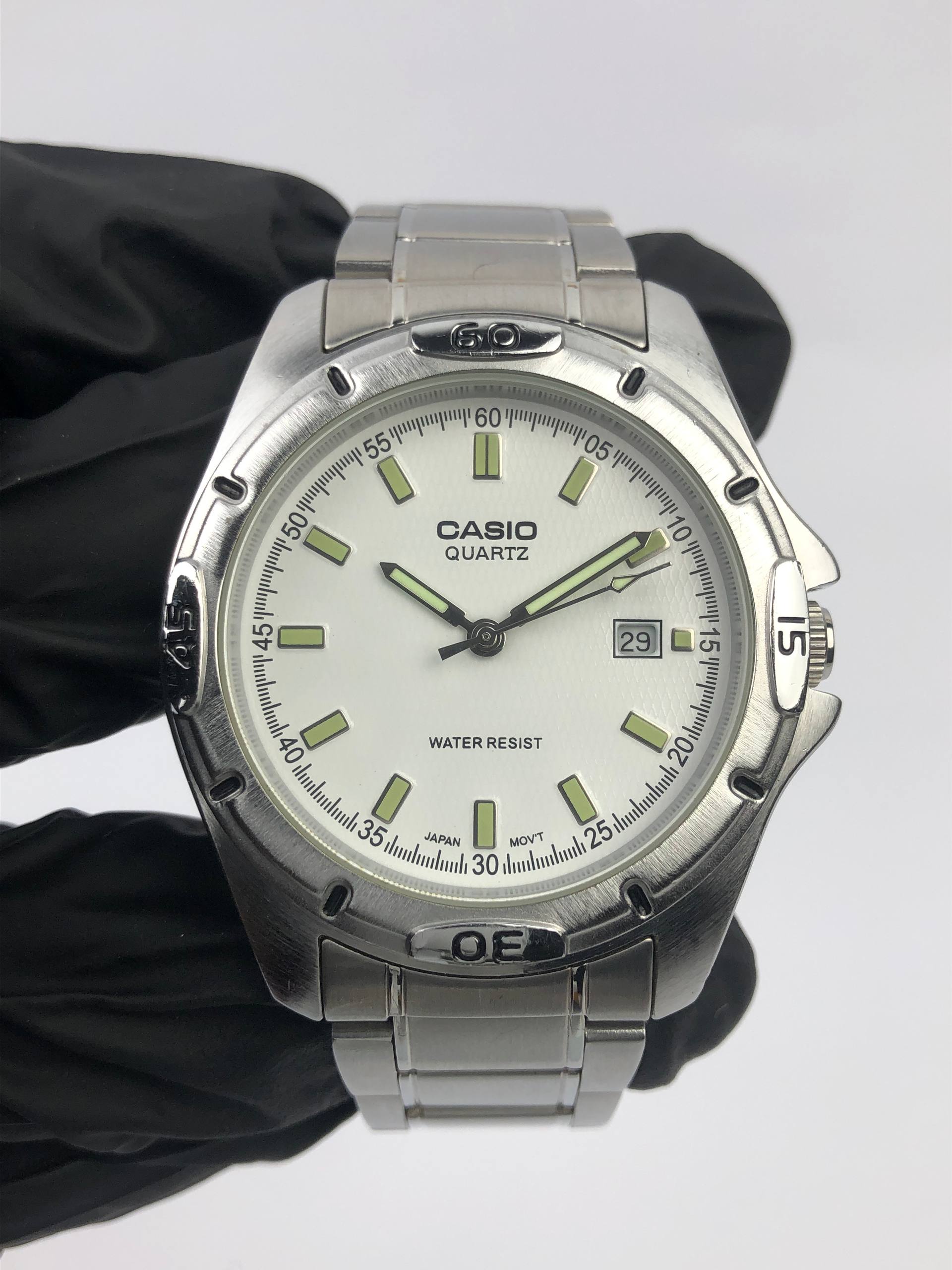 CASIO MTP 1244 ANALOG QUARTZ DATE ALL ORIGINAL - Gambar 2
