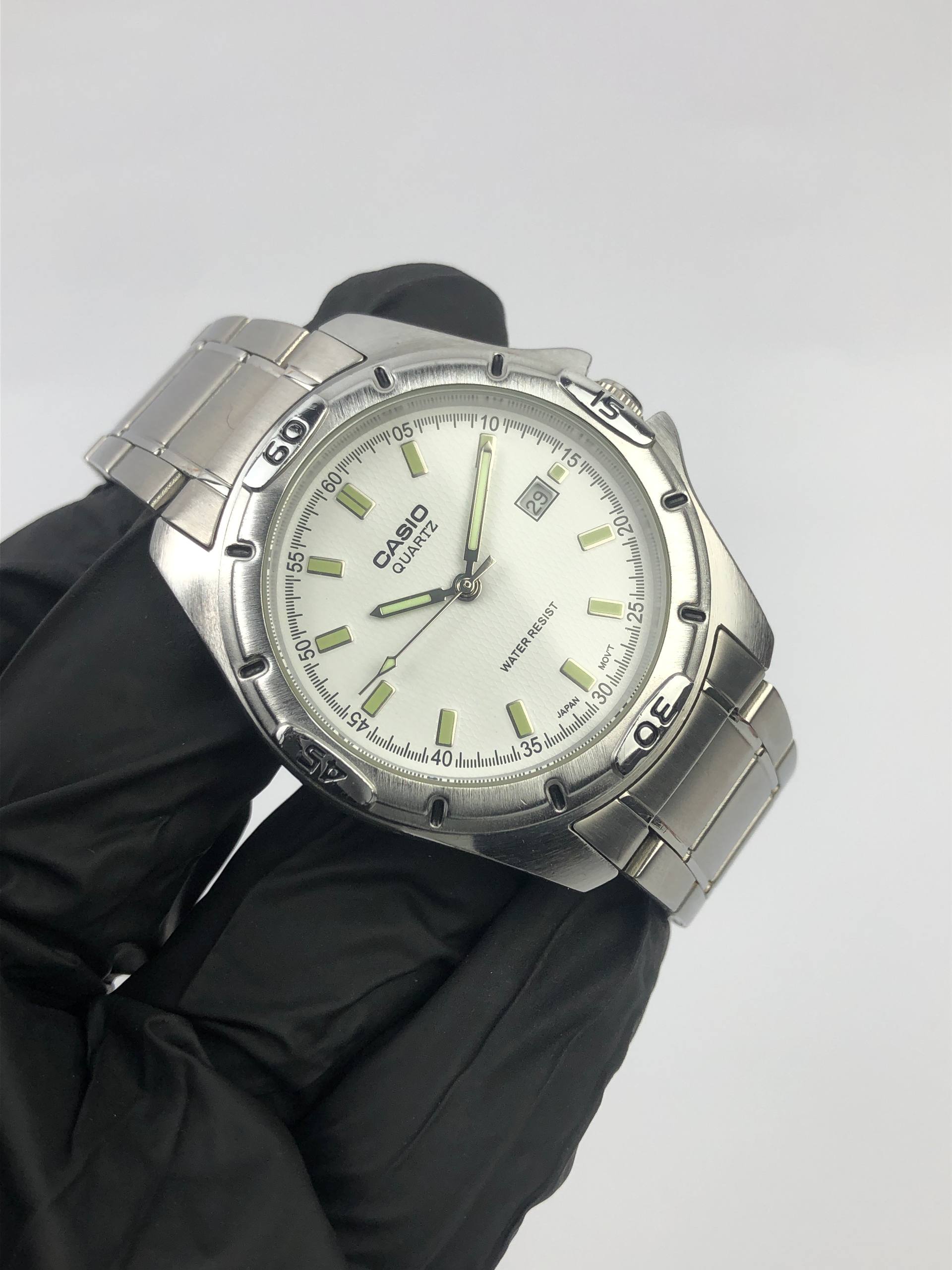 CASIO MTP 1244 ANALOG QUARTZ DATE ALL ORIGINAL - Gambar 4