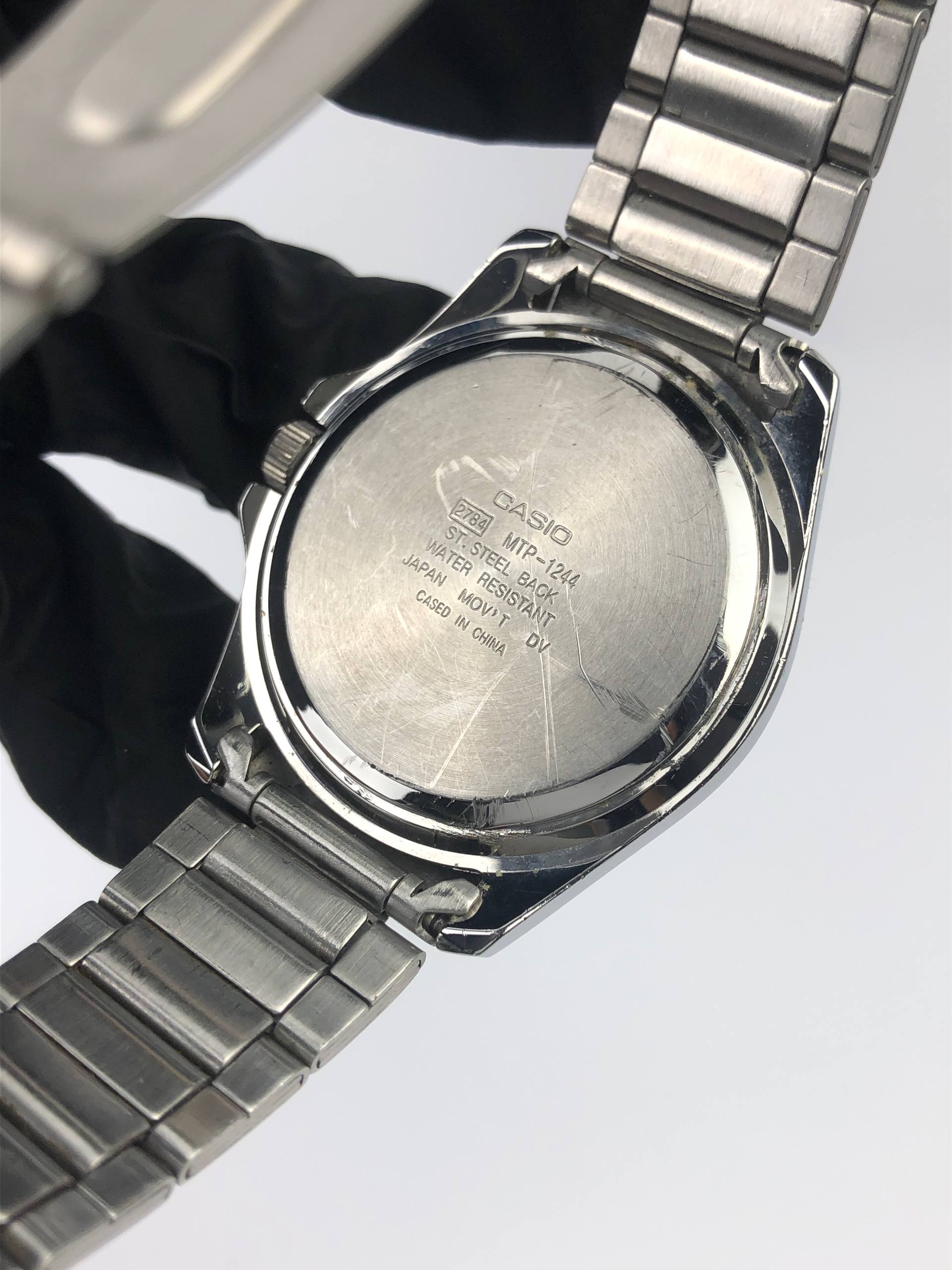 CASIO MTP 1244 ANALOG QUARTZ DATE ALL ORIGINAL - Gambar 8