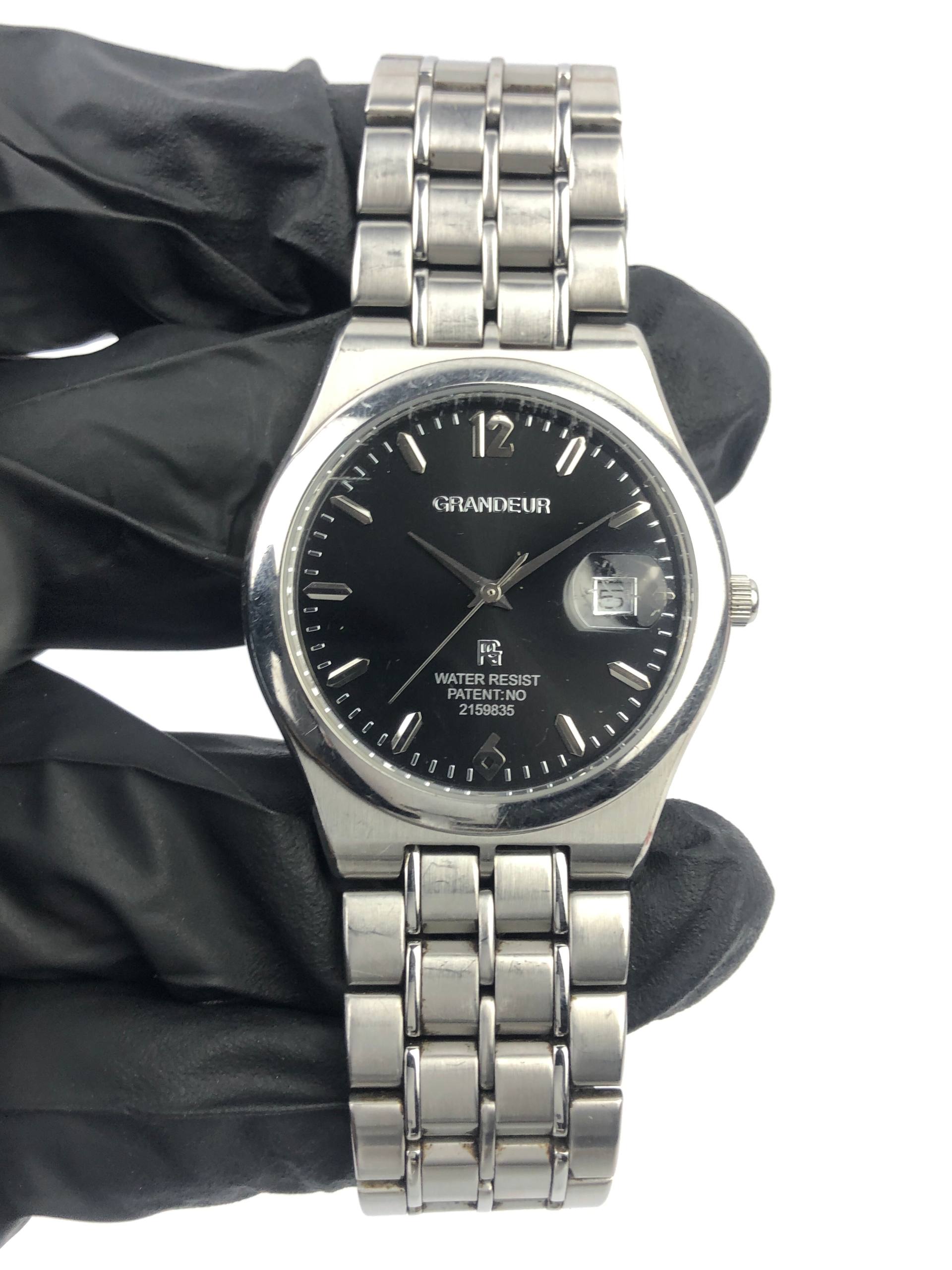 GRANDEUR ANALOG DATE JAPAN QUARTZ MAN SIZE - Gambar 2
