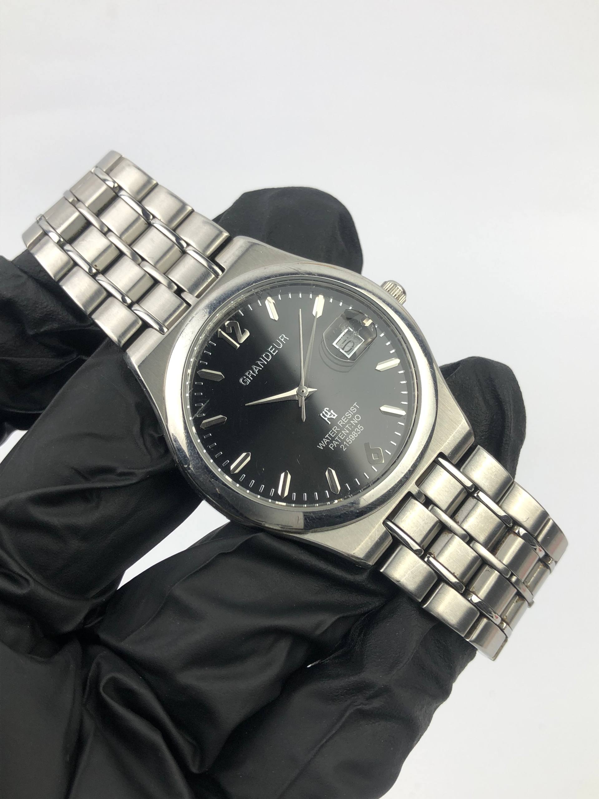 GRANDEUR ANALOG DATE JAPAN QUARTZ MAN SIZE - Gambar 4