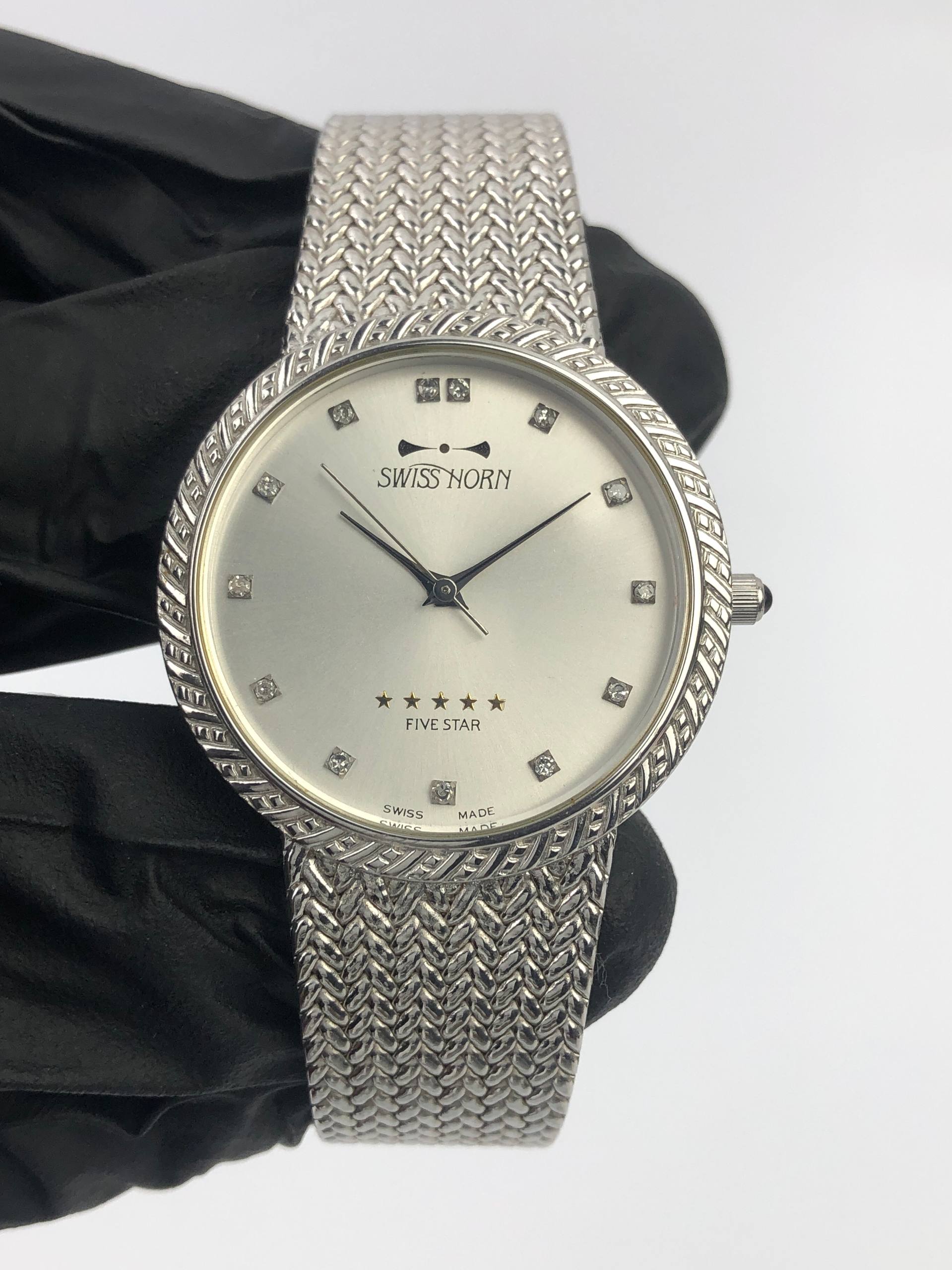SWISS WATCH SWISS HORN DIVE STAR QUARTZ KLASIK - Gambar 2