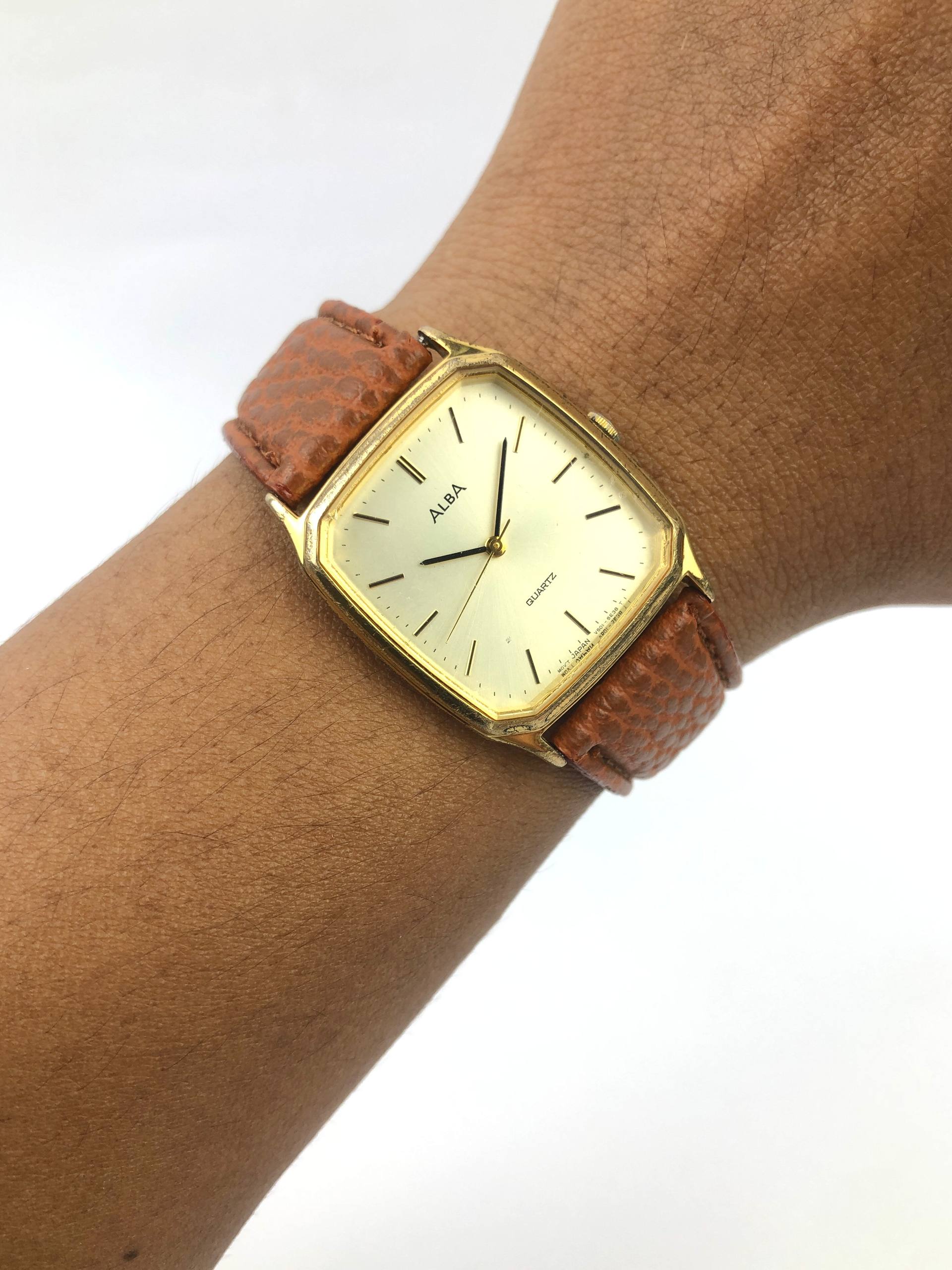 ALBA V601-5C30 ANALOG SQUARE KLASIK MAN SIZE