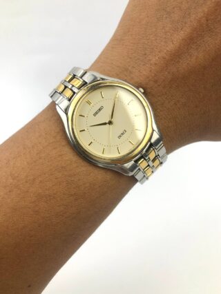 SEIKO 8J41-6030 DOLCE CHAMPAGNE DIAL TWOTONE ALL ORIGINAL