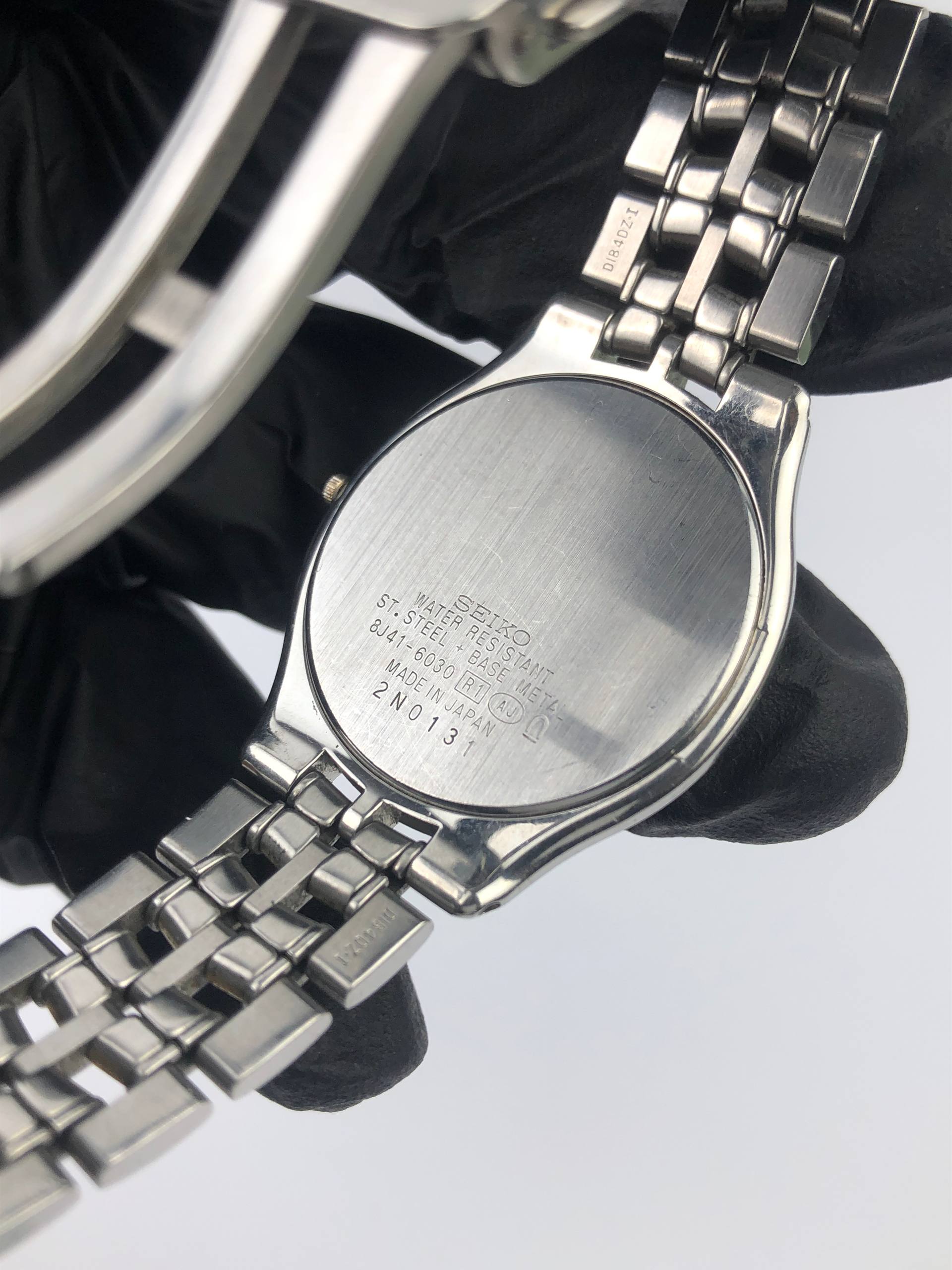 SEIKO 8J41-6030 DOLCE CHAMPAGNE DIAL TWOTONE ALL ORIGINAL - Gambar 8