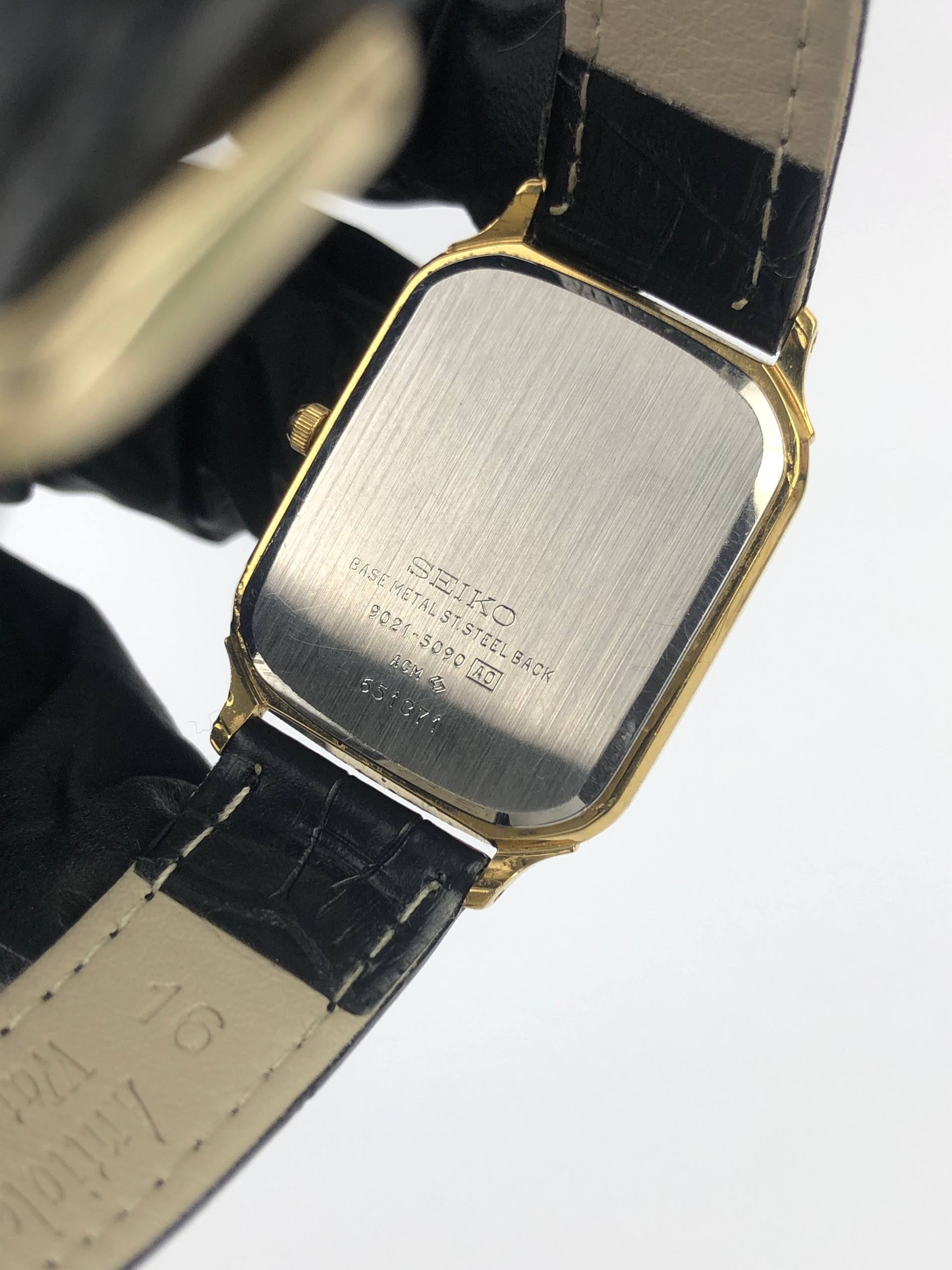 SEIKO 9021-5090 TEXTURE DIAL JAPAN QUARTZ - Gambar 9