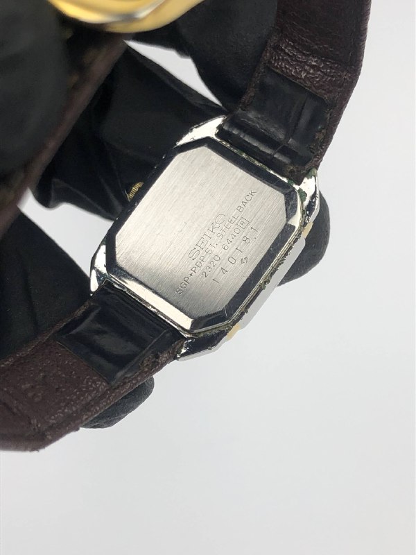 SEIKO 2320-6440 EXCELINE PALADIUM TWOTONE ROMAN - Gambar 7