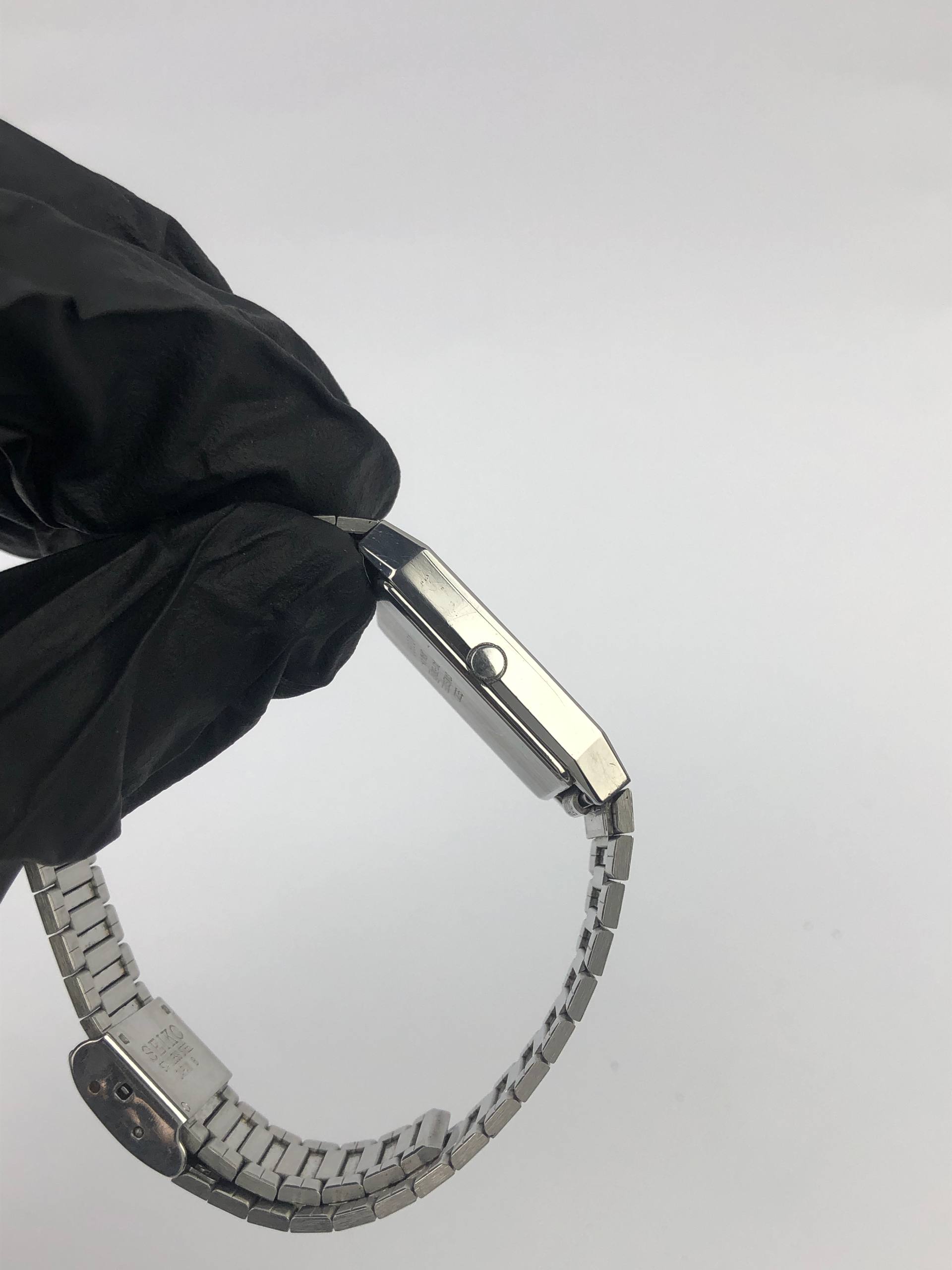 SEIKO 7431-5360 TANK QUARTZ MIRROR BEZEL ALL ORIGINAL - Gambar 5