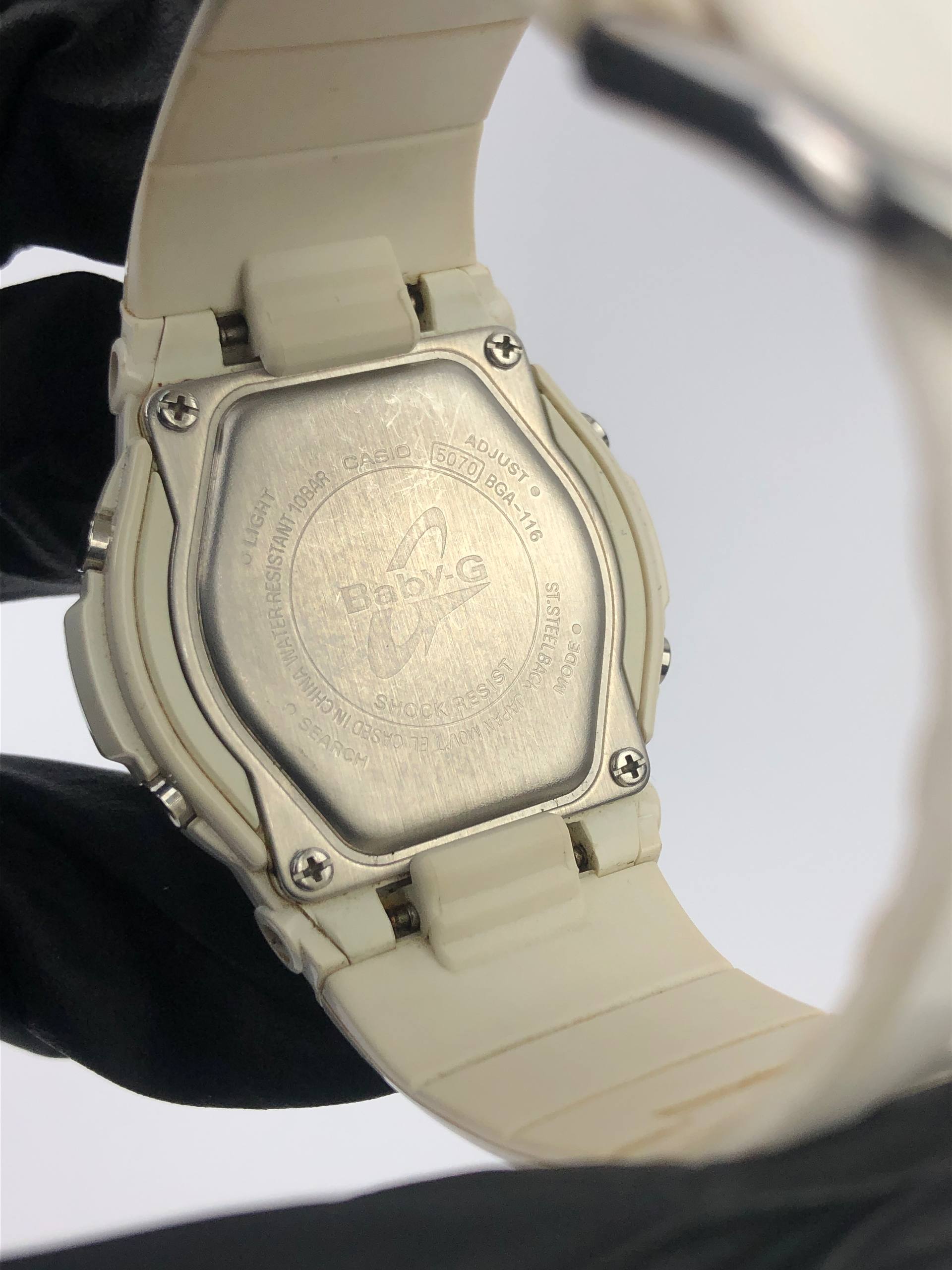 CASIO BABY G BGA-116 ANADIGI ROUND CASE - Gambar 8