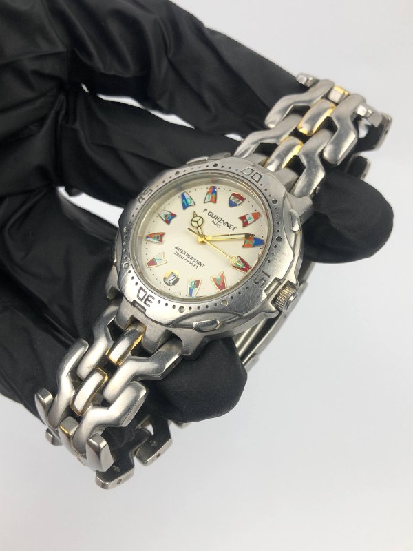 P GUIONNET FLAG FG 100W JAPAN QUARTZ ORIGINAL - Gambar 3