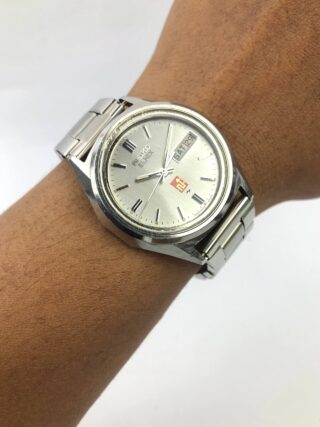 SEIKO 0703-7030 ELNIX DAYDATE WHITE LINEN DIAL