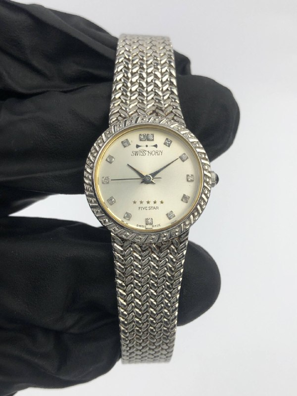 SWISSWATCH LADY SWISSHORN DIAMOND INDEX ALL ORI - Gambar 3