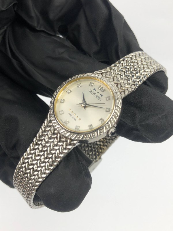 SWISSWATCH LADY SWISSHORN DIAMOND INDEX ALL ORI - Gambar 2