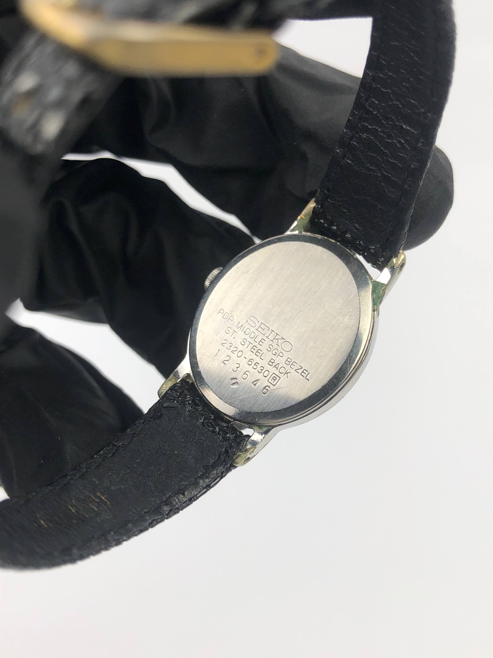 SEIKO 2320-6530 PALADIUM ROMAN VANCY BEZEL - Gambar 7