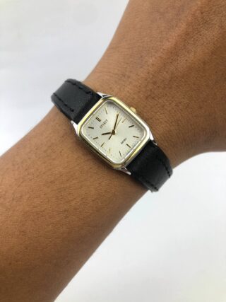 SEIKO 1F21-5B20 QUARTZ SPIRIT LADY TWOTONE TEXTURED DIAL