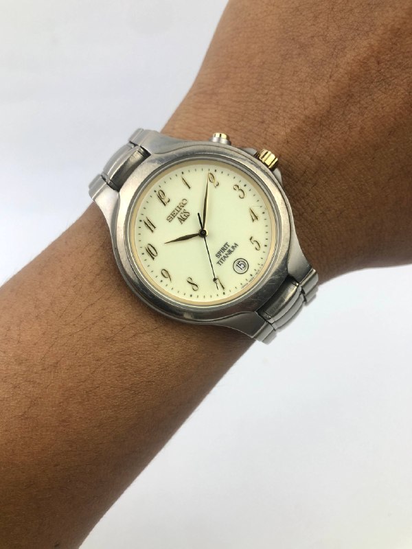 SEIKO 5Y22-7880 AGS SPIRIT ALL TITANIUM ORIGINAL