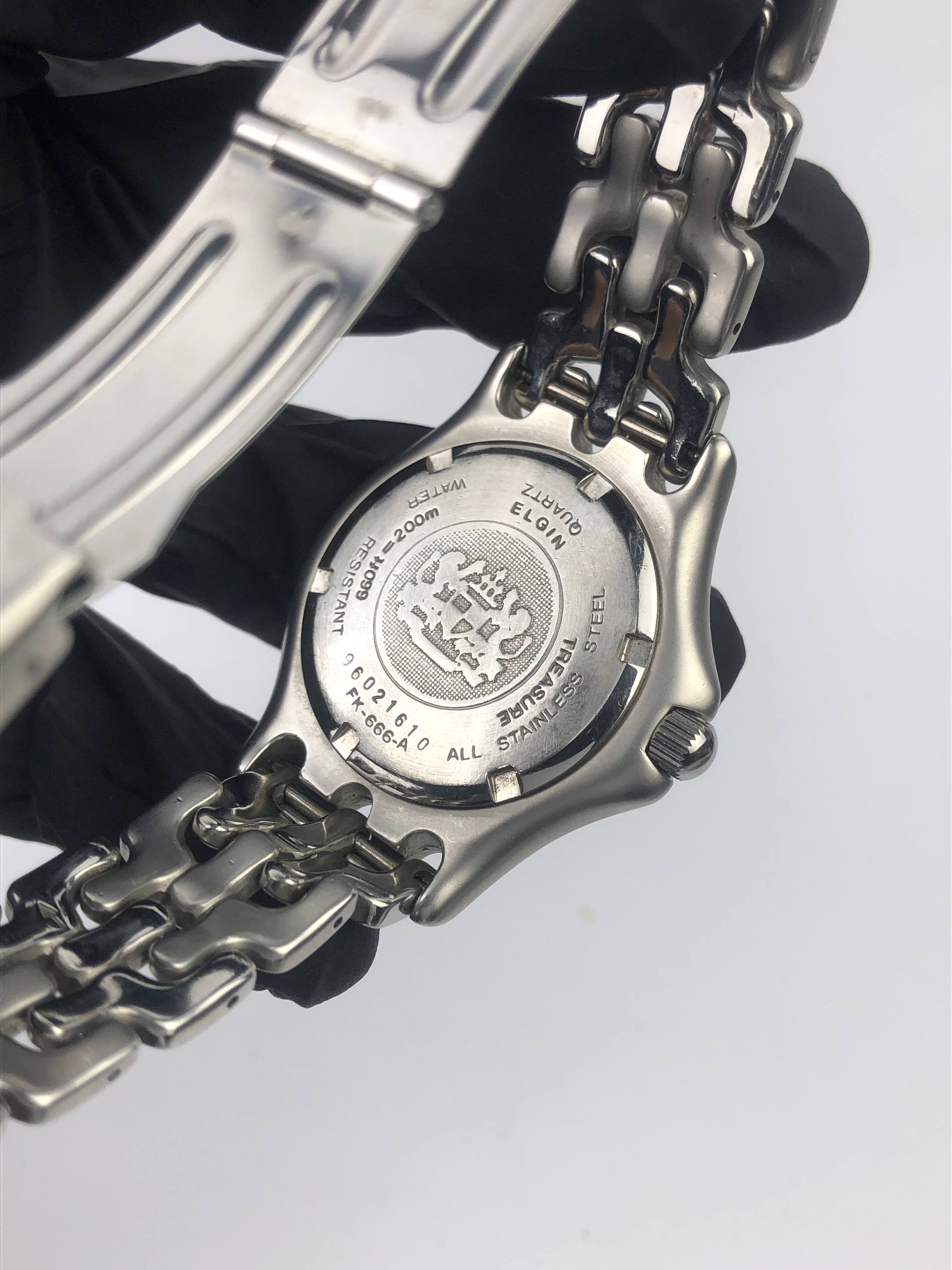 ELGIN USA MULTICALENDAR QUARTZ FISHBONE BRACELET ORIGINAL - Gambar 7