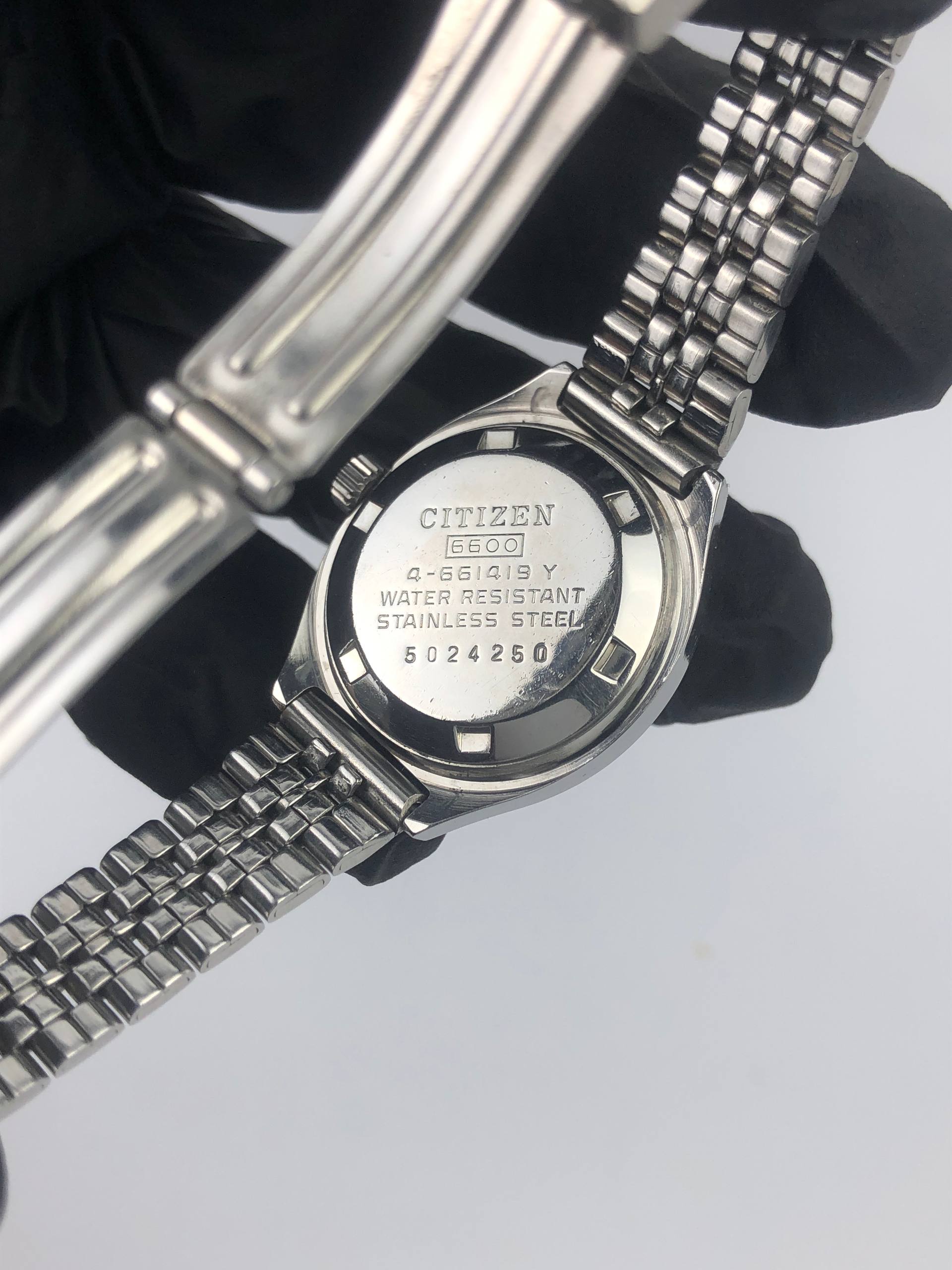 CITIZEN 6600 AUTOMATIC GREEN SUNBURST DIAL ALL ORI - Gambar 7