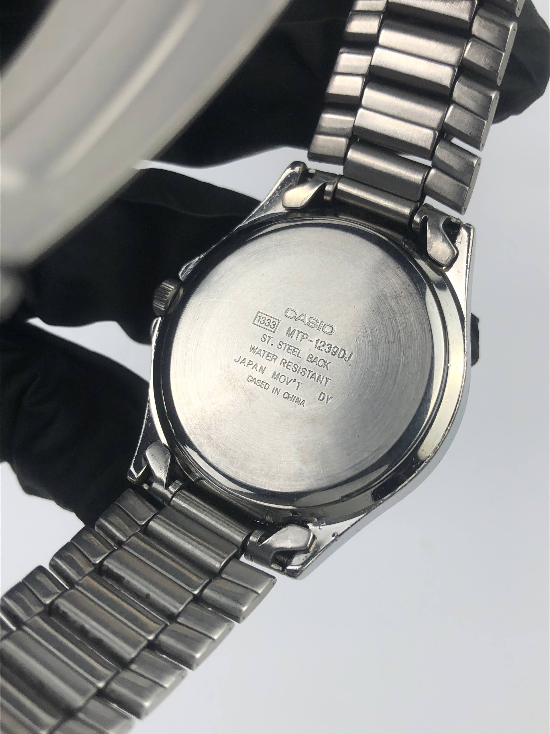 CASIO MTP-1239DJ QUARTZ BLUE DIAL ALL ORIGINAL - Gambar 8