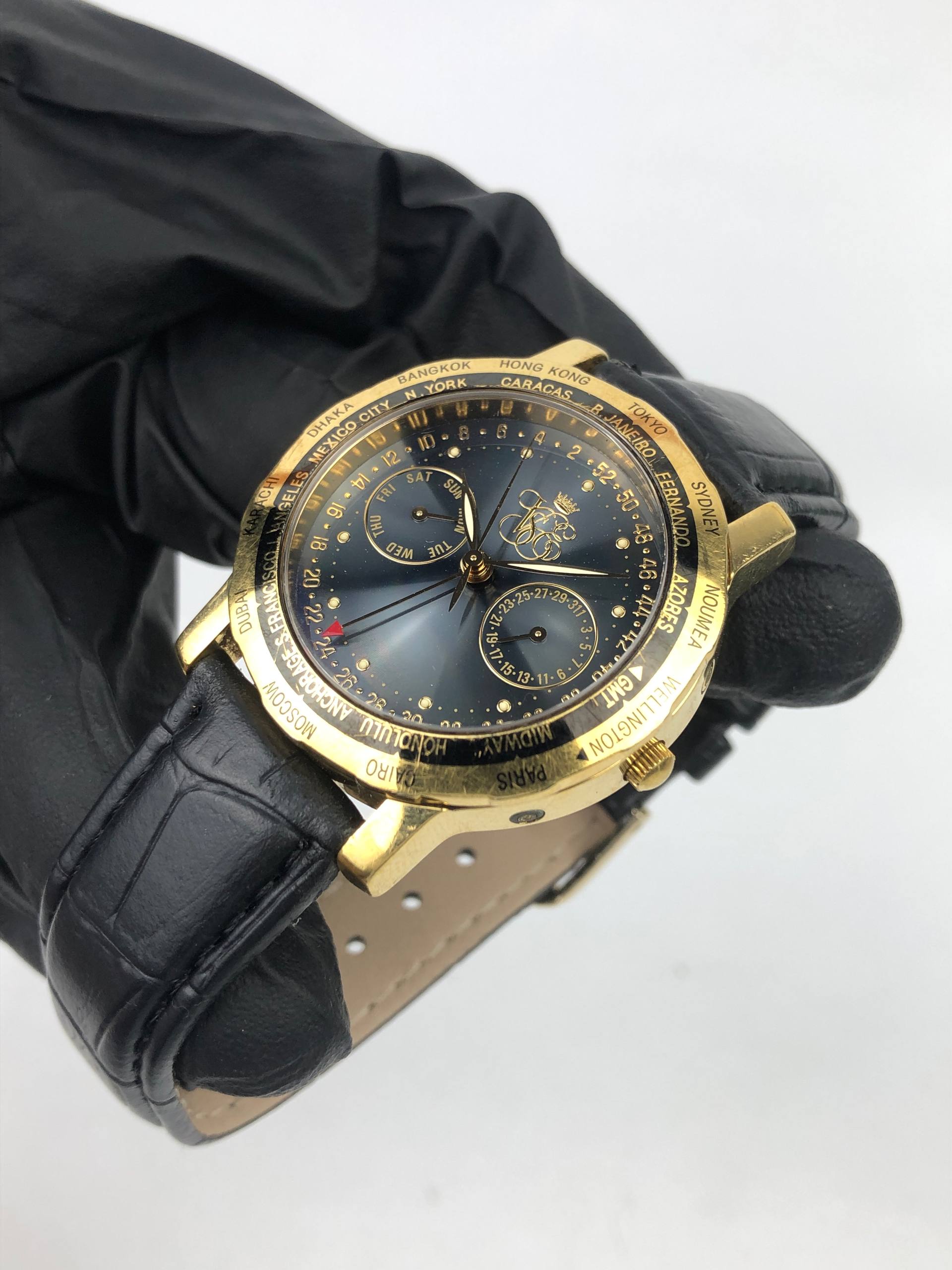 ESQ MOVADO WORLD TIME SWISS QUARTZ - Gambar 3