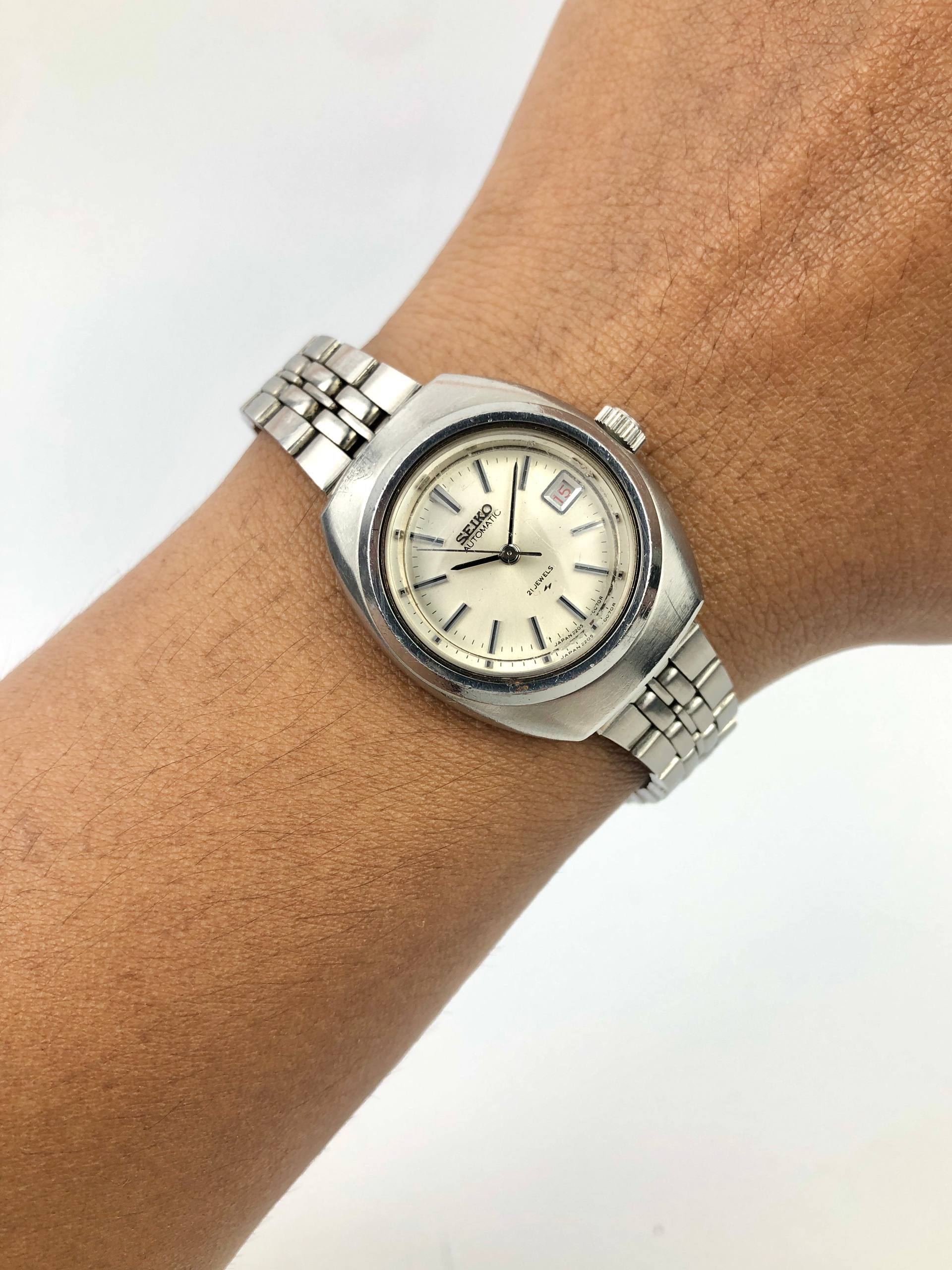 SEIKO AUTOMATIC 21 JEWELS DAY DATE LADIES