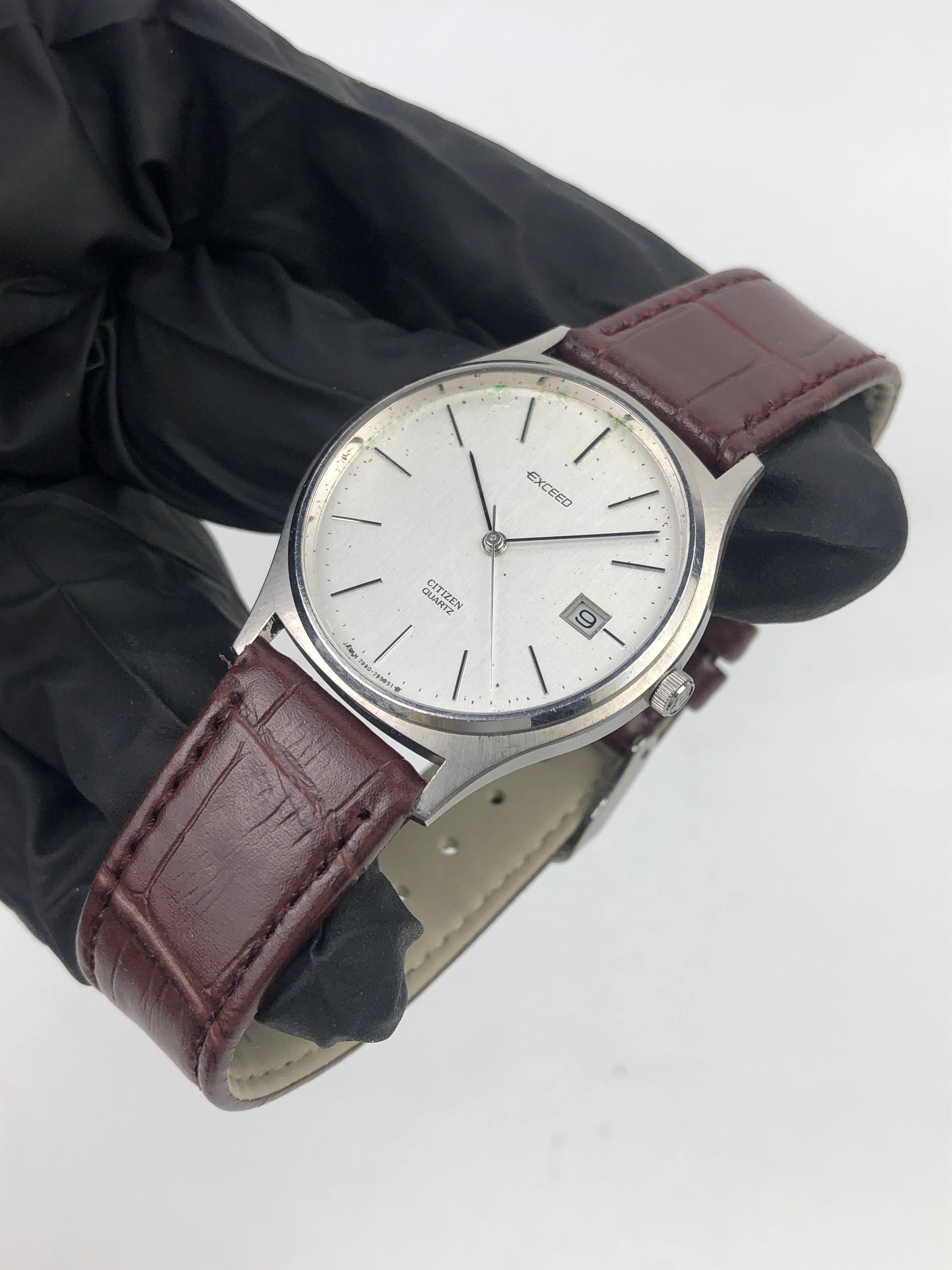 CITIZEN EXCEED QUARTZ SILVER DIAL JAPAN - Gambar 3