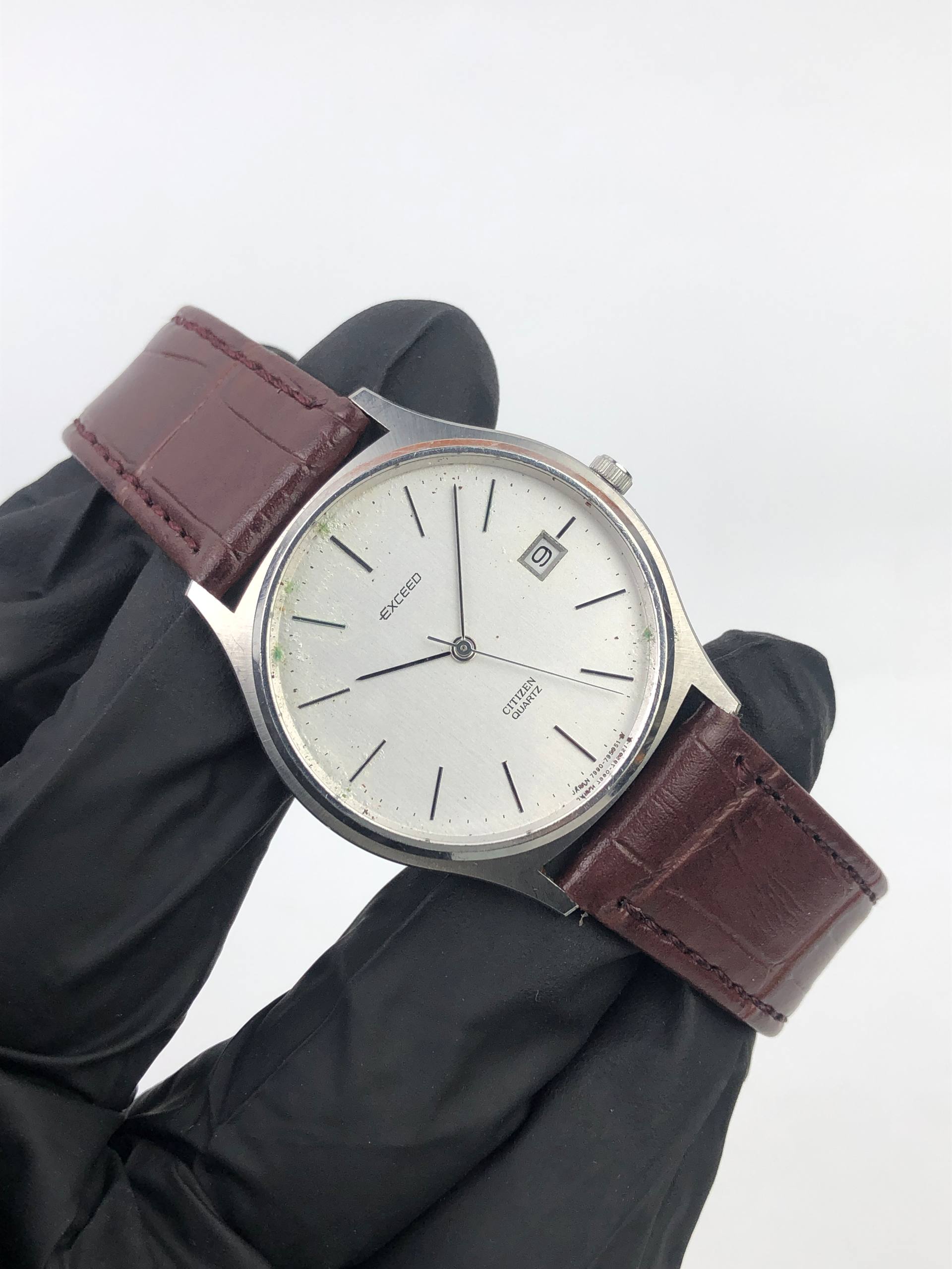 CITIZEN EXCEED QUARTZ SILVER DIAL JAPAN - Gambar 4