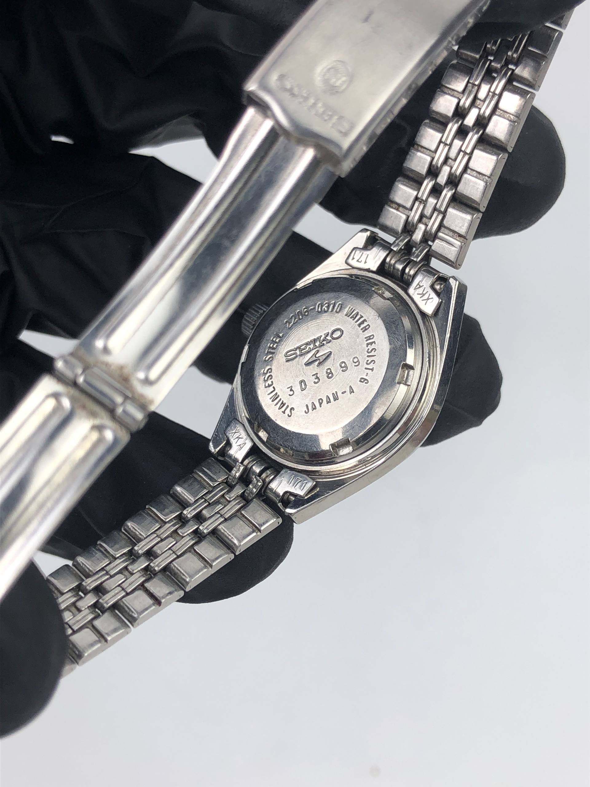SEIKO AUTOMATIC 2206 EMERALD GREEN SUNBURST ORIGINAL JAPAN - Gambar 8