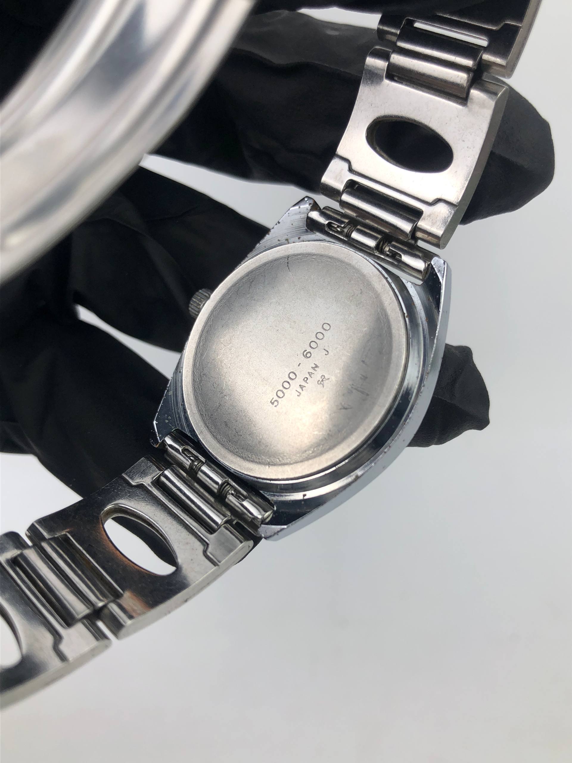 TOMONY SCHOOL TIME 5000-600 VINTAGE DAY DATE DRESS WATCH ORIGINAL JAPAN - Gambar 7