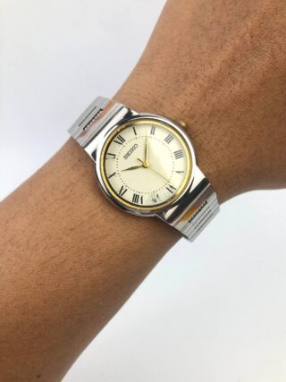 SEIKO QUARTZ CREAMY ROMAN DIAL