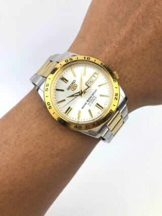 SEIKO 5 SPORTS AUTOMATIC 21J 7S26-02T0 TWO TONE