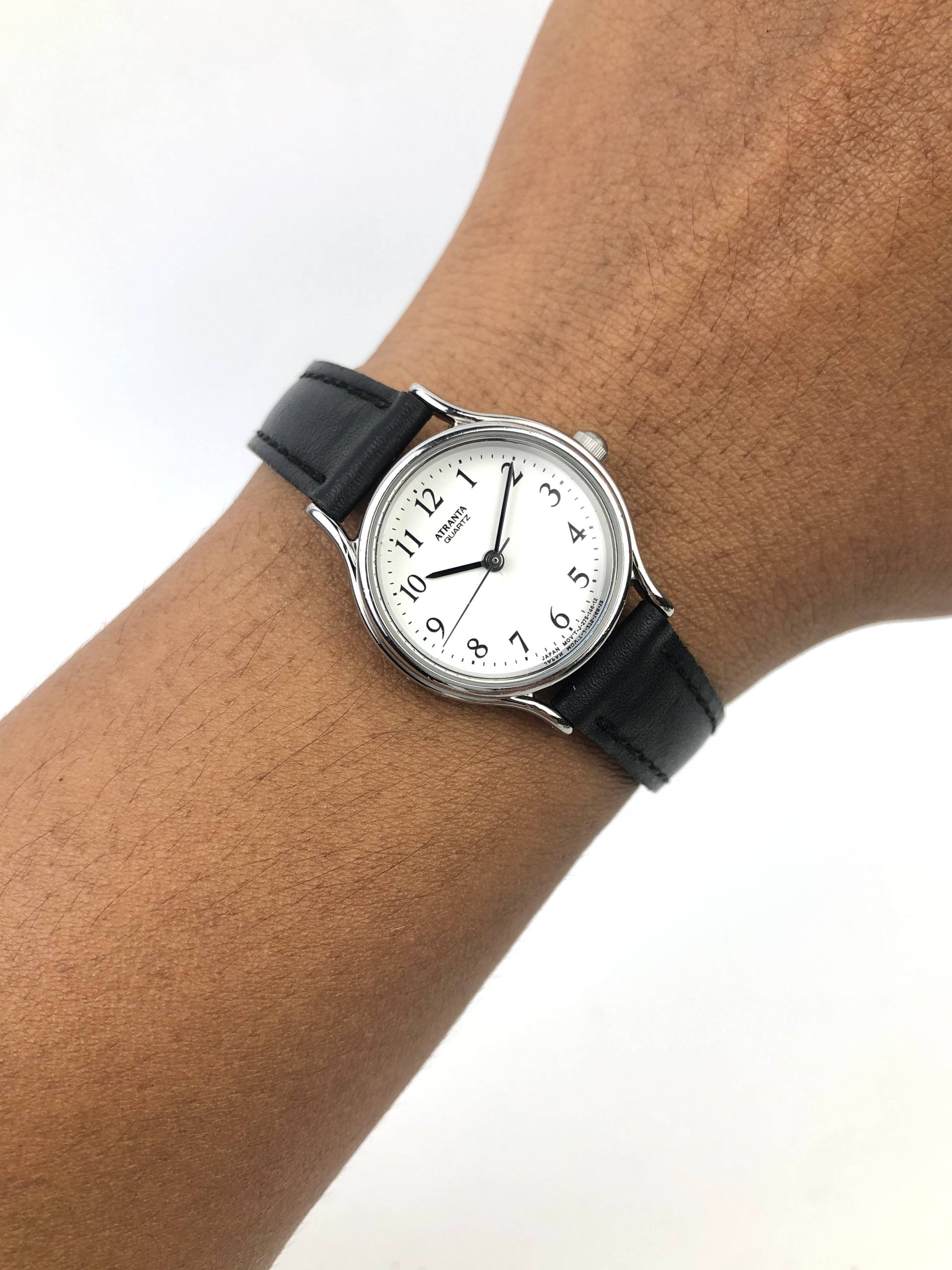 RICOH ATRANTA QUARTZ WHITE DIAL JAPAN MOVEMENT LADIES DRESS WATCH