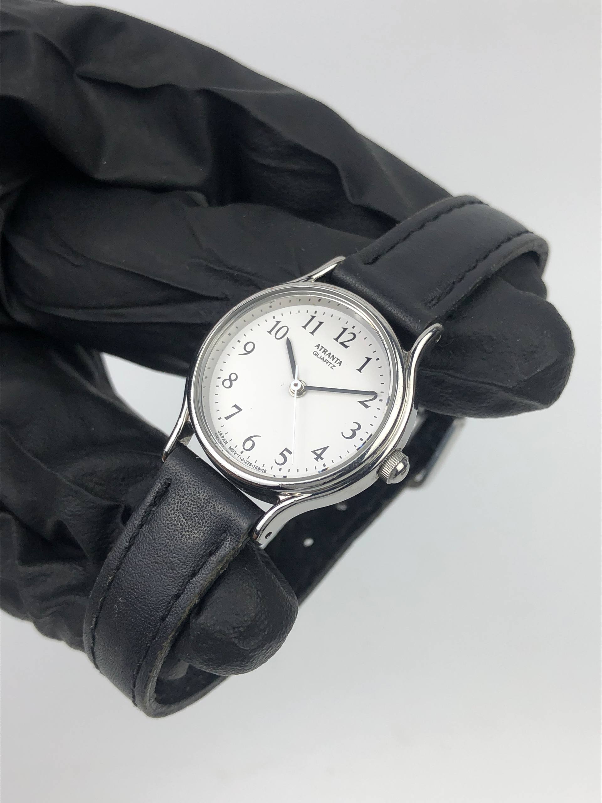 RICOH ATRANTA QUARTZ WHITE DIAL JAPAN MOVEMENT LADIES DRESS WATCH - Gambar 3