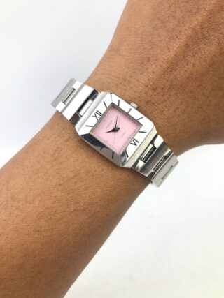 CITIZEN WICCA PINK SUNBURST DIAL ROMAN BEZEL ORIGINAL BRACELET JAPAN