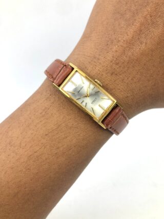 SEIKO SALVIA D389-5074 LADIES SILVER SUNBURST DIAL GOLD PLATED QUARTZ MADE IN JAPAN ORIGINAL