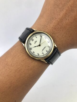CITIZEN CLUB LA MER 6630-E60551 IVORY DIAL GOLD PLATED QUARTZ MADE IN JAPAN ORIGINAL