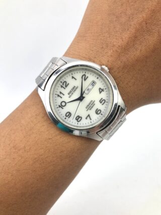 RICOH ATRANTA SOLAR ENERGY DAY DATE WHITE DIAL ORIGINAL
