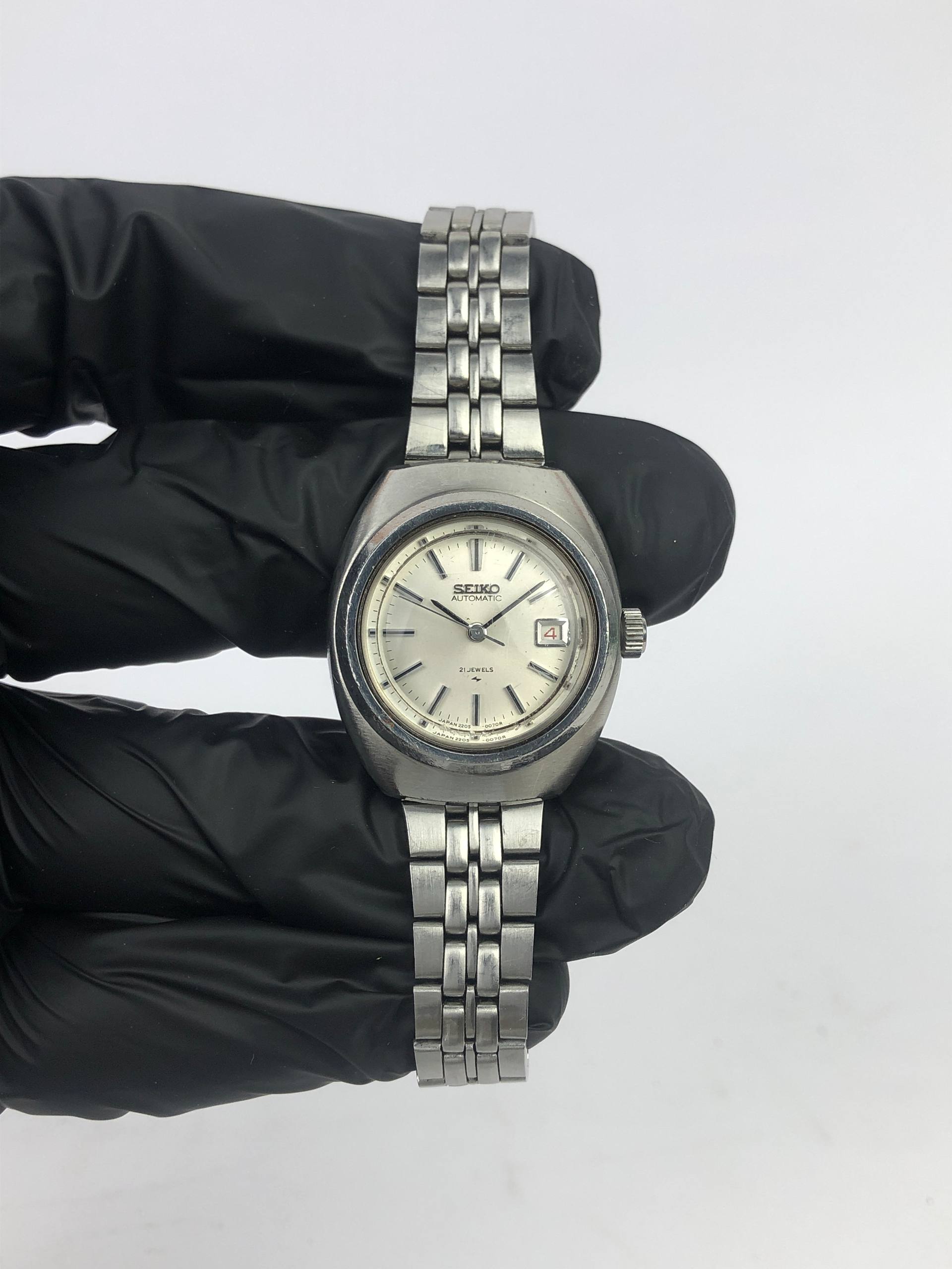 SEIKO AUTOMATIC 21 JEWELS DAY DATE LADIES - Gambar 2