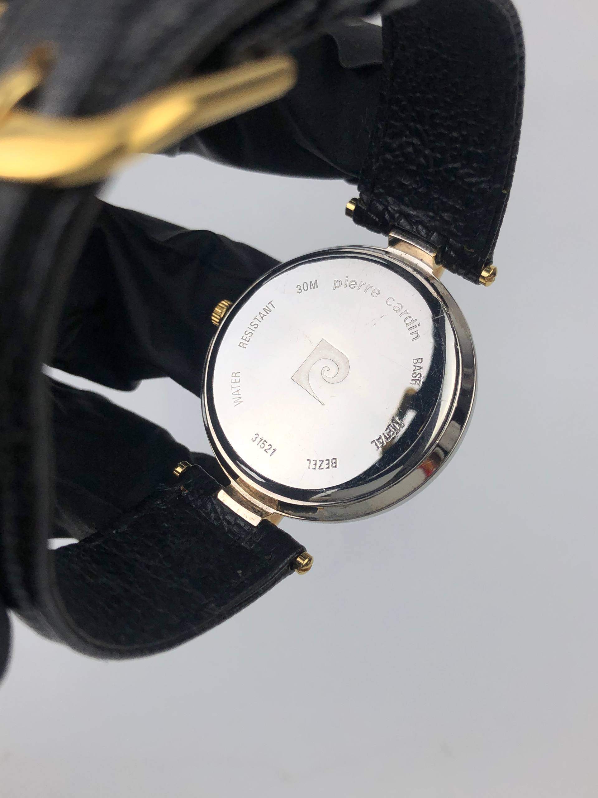 PIERRE CARDIN QUARTZ ROMAN DIAL DATE TWO TONE DRESS WATCH JAPAN MOVEMENT - Gambar 7
