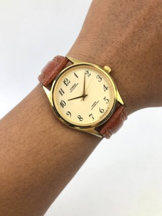 CITIZEN FORMA QUARTZ GOLD TONE DRESS WATCH ORIGINAL JAPAN VINTAGE