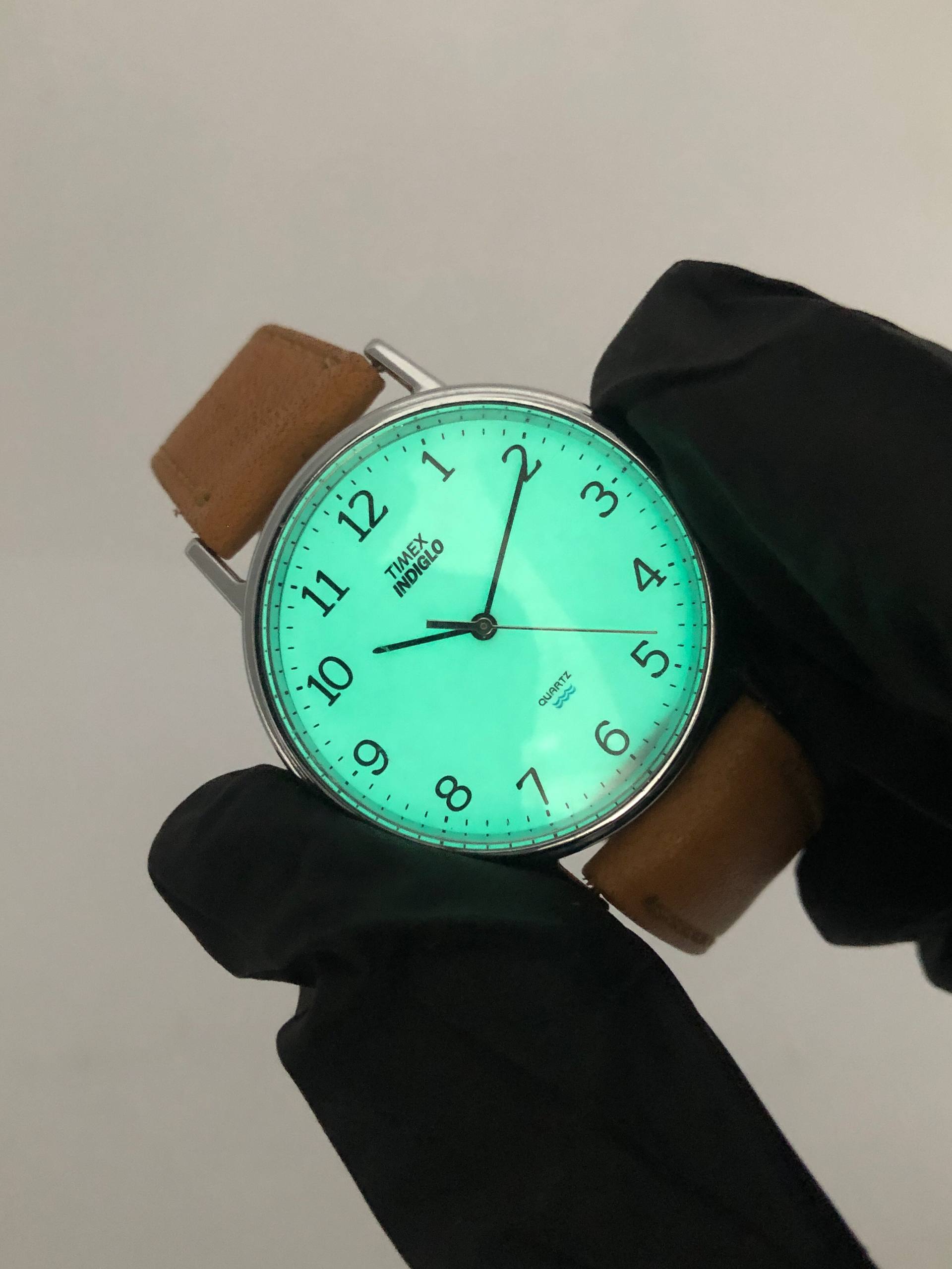 TIMEX INDIGLO EASY READER WHITE DIAL QUARTZ ORIGINAL MINIMALIST WATCH - Gambar 5
