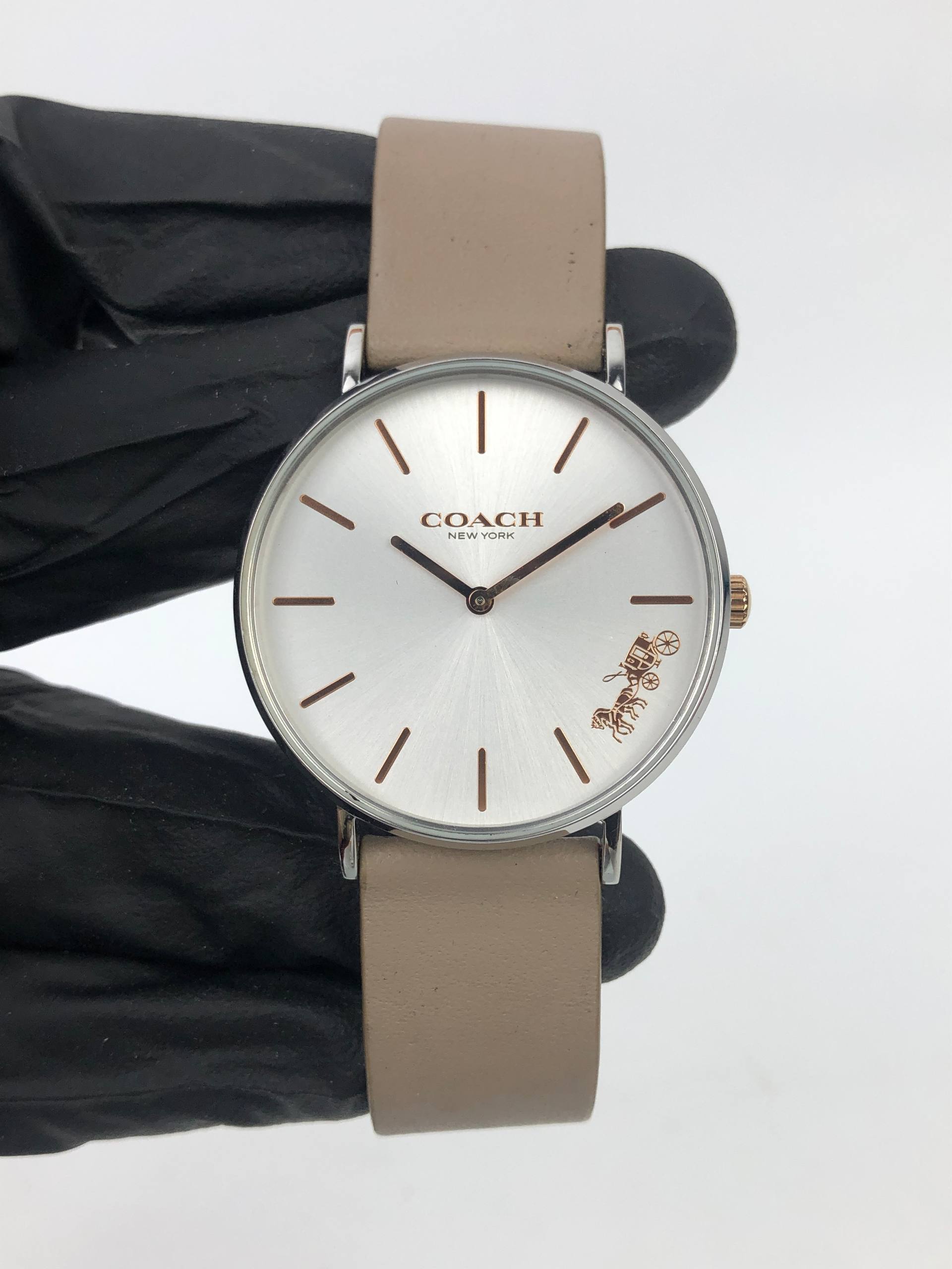 COACH NEW YORK MINIMALIST WHITE DIAL ORIGINAL WOMEN’S WATCH CA.120.7.14.1595 - Gambar 2